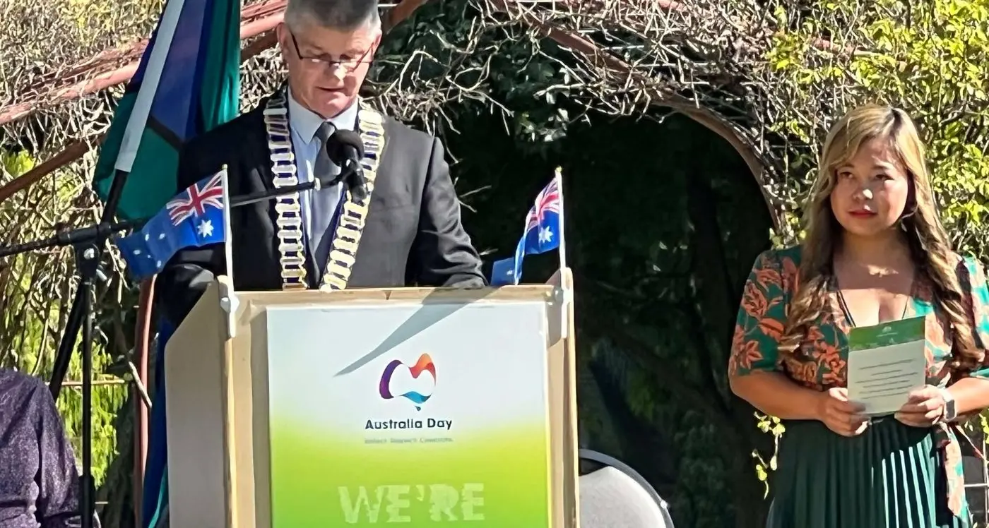 New citizen welcomed at Australia Day ceremony