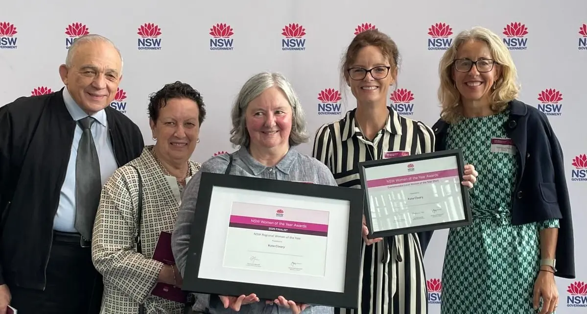 Kate Cleary recognised as finalist for NSW regional woman of the year