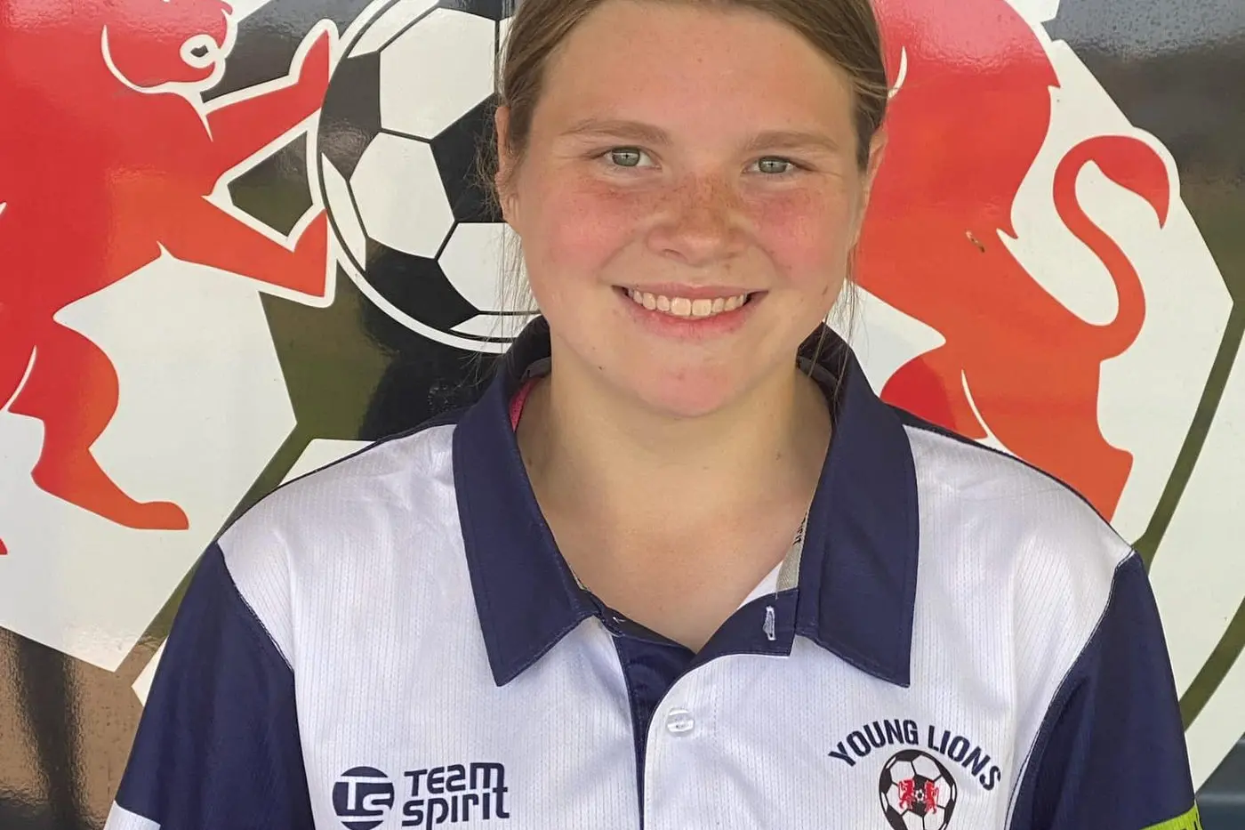 Kahlia Bannister was the woman\\'s player\\'s player for Round 17. Photo: Young Lions Soccer Club.