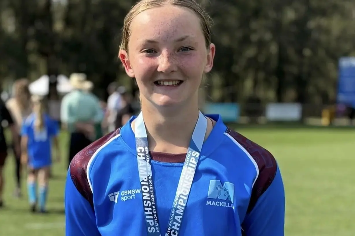 Chloe Buck from St Mary\\'s Primary School was part of the NSWPSSA girls rugby 7s winning side.