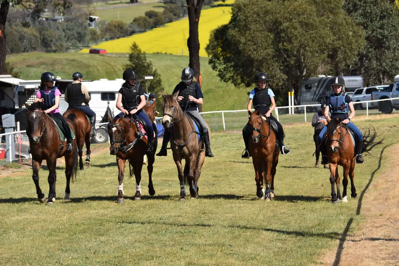Young riders from across the state took part in a three day clinic at Harden over the long weekend.