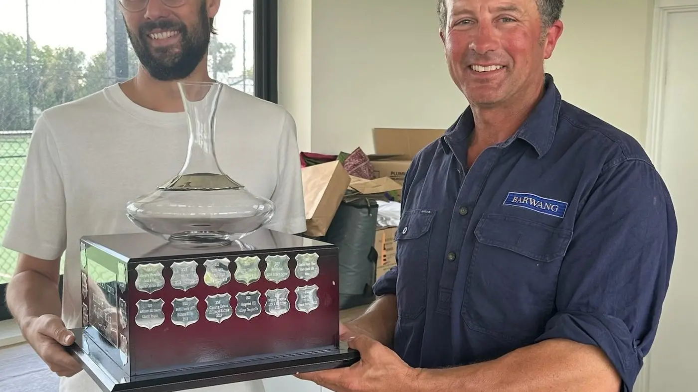 Hilltops Wine name the Wine of the Year