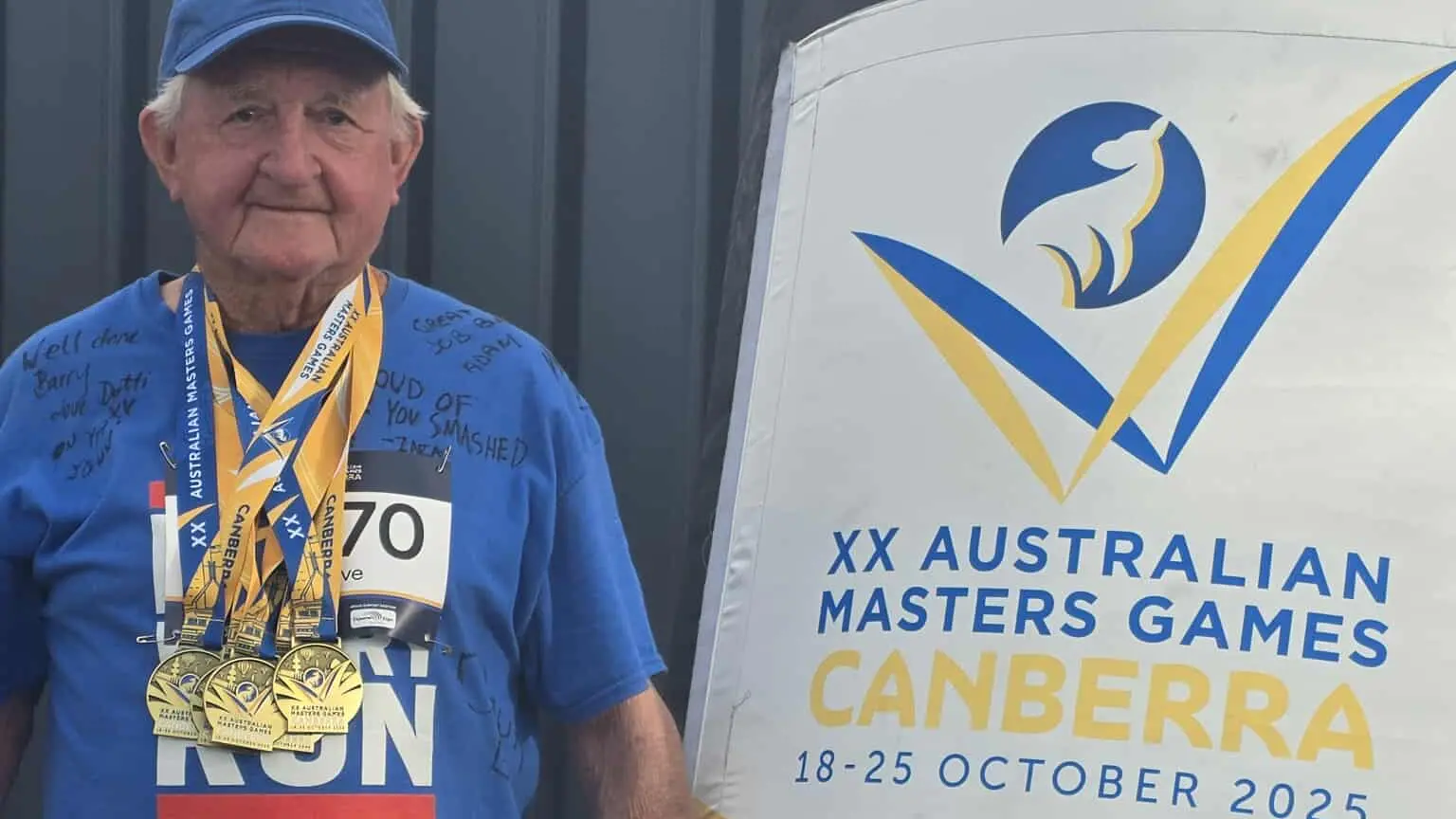 Barry brings home the gold from Canberra