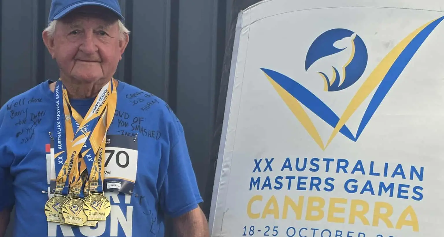 Barry brings home the gold from Canberra