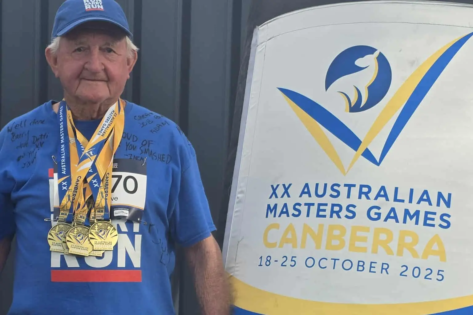 Barry brings home the gold from Canberra