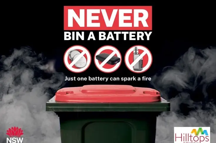 Community warned about battery disposal following tip fire