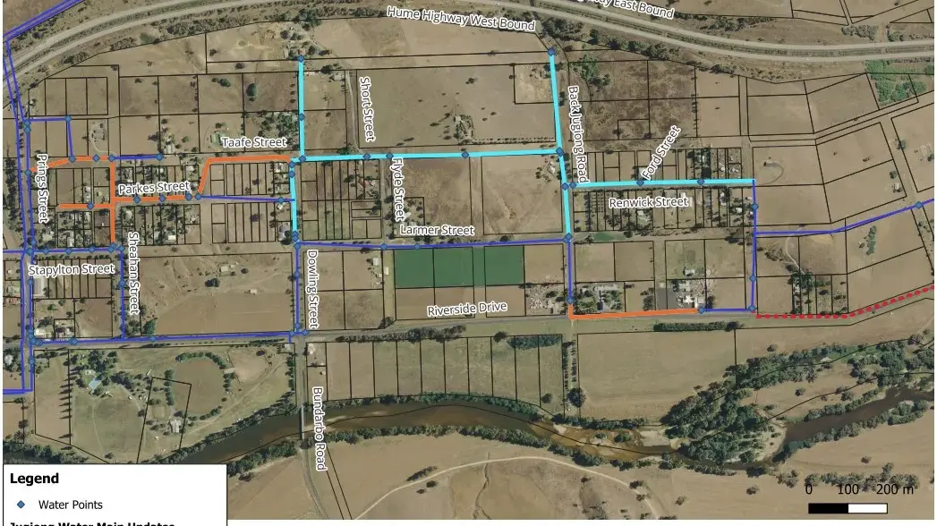 Update on Jugiong water mains replacement program