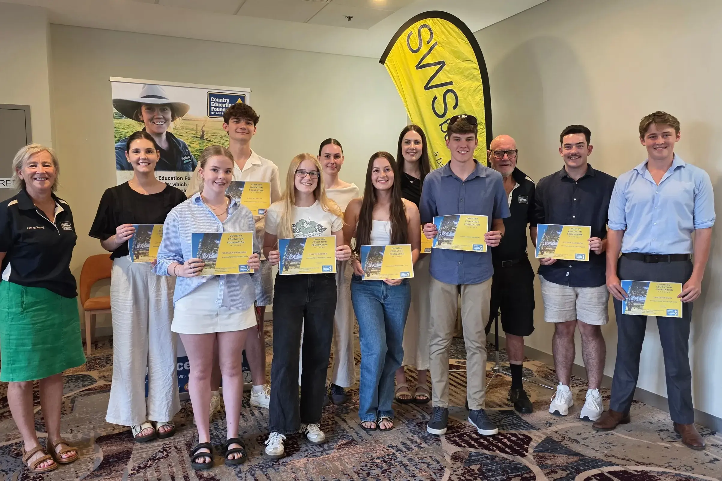 <p>Young Country Education Foundation presented their 2026 scholarship recipients last week. PHOTO: Supplied</p>\\n