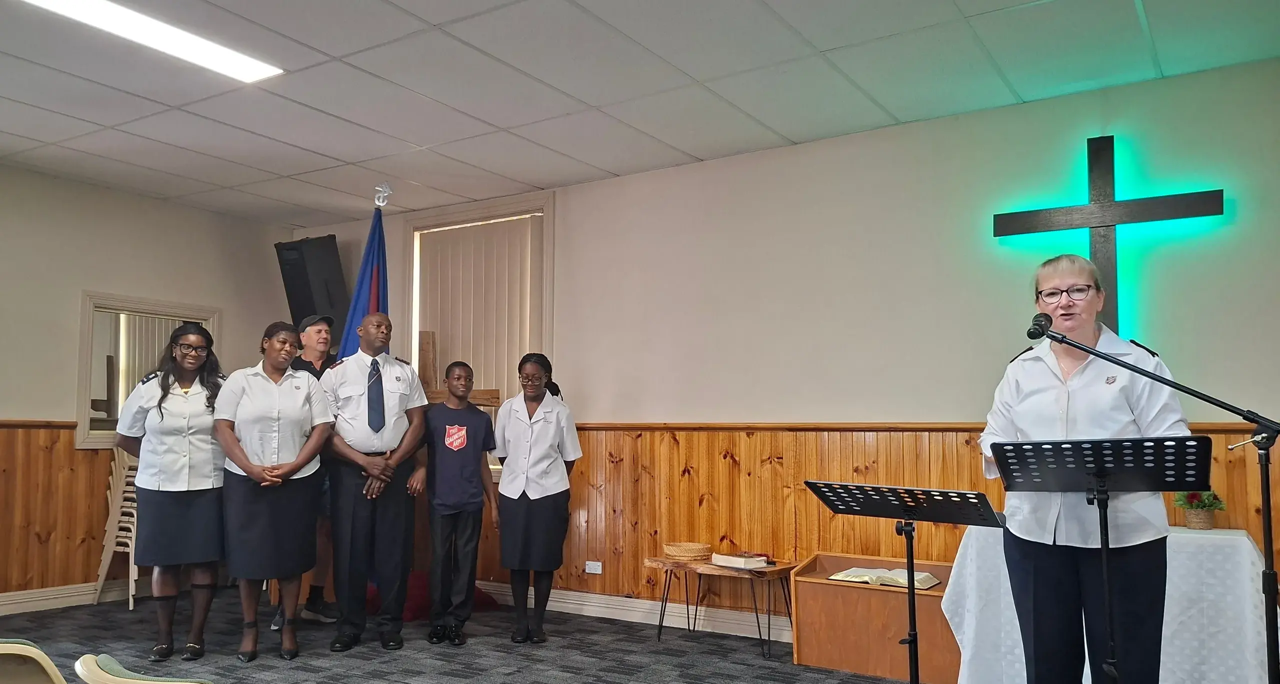 Salvation Army welcomes Captain Delany to Young