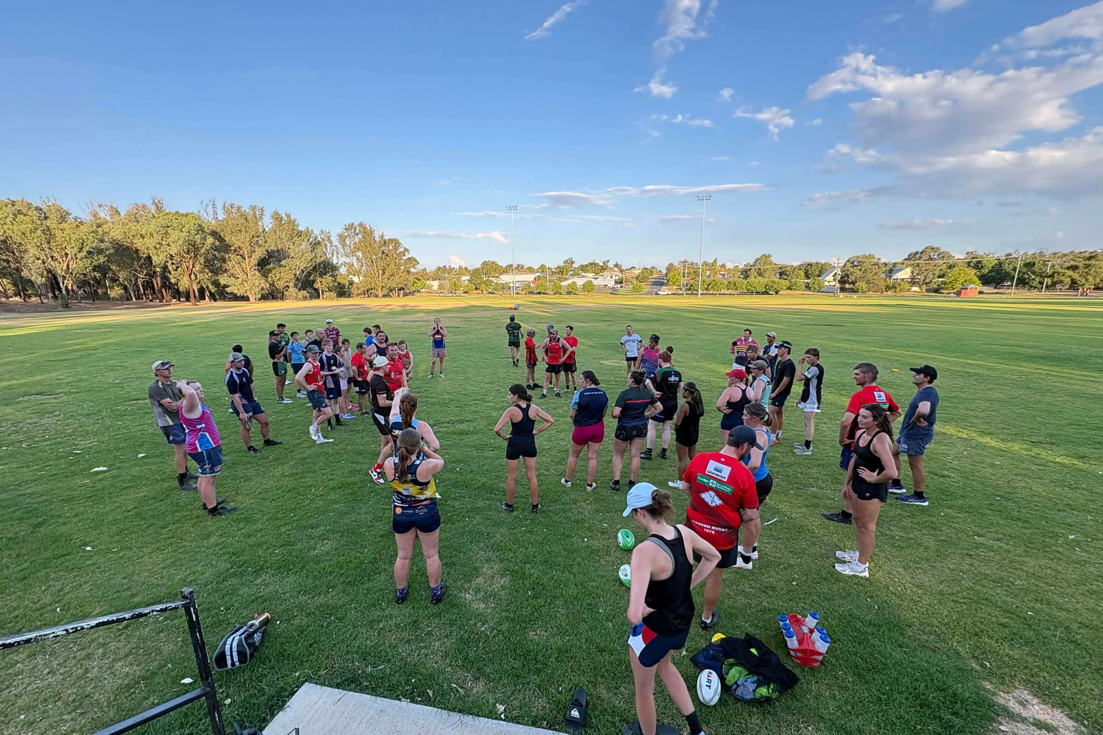 <p>Players have gotten in to the swing of training for the upcoming season at the Harden Rugby Club. PHOTO: Supplied</p>\\n