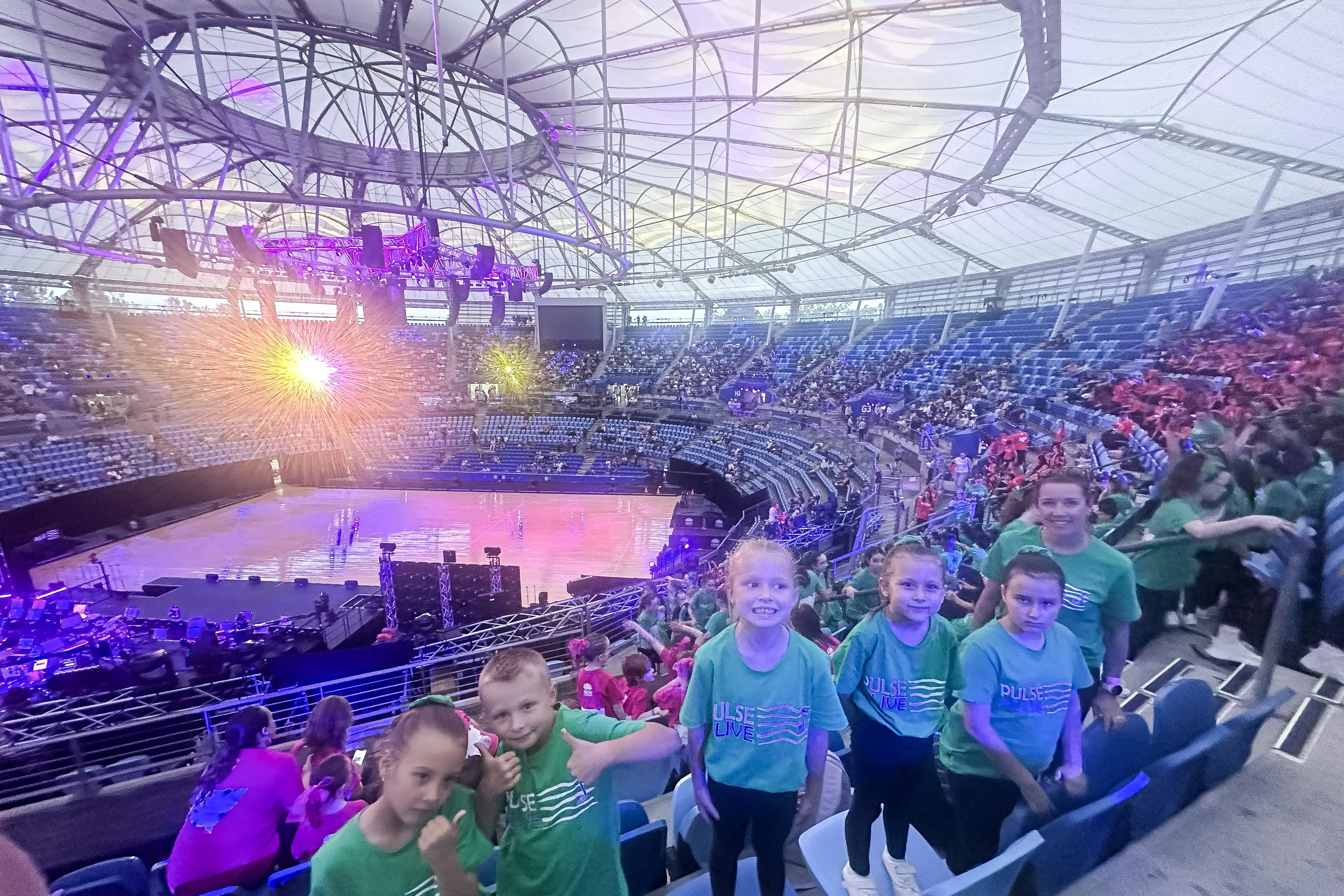 <p>Five students from Bribbaree Public School, together with Principal Mrs Anderson and Teacher Mrs Martin to perform in the Pulse Alive concert. PHOTO: Supplied</p>\\n