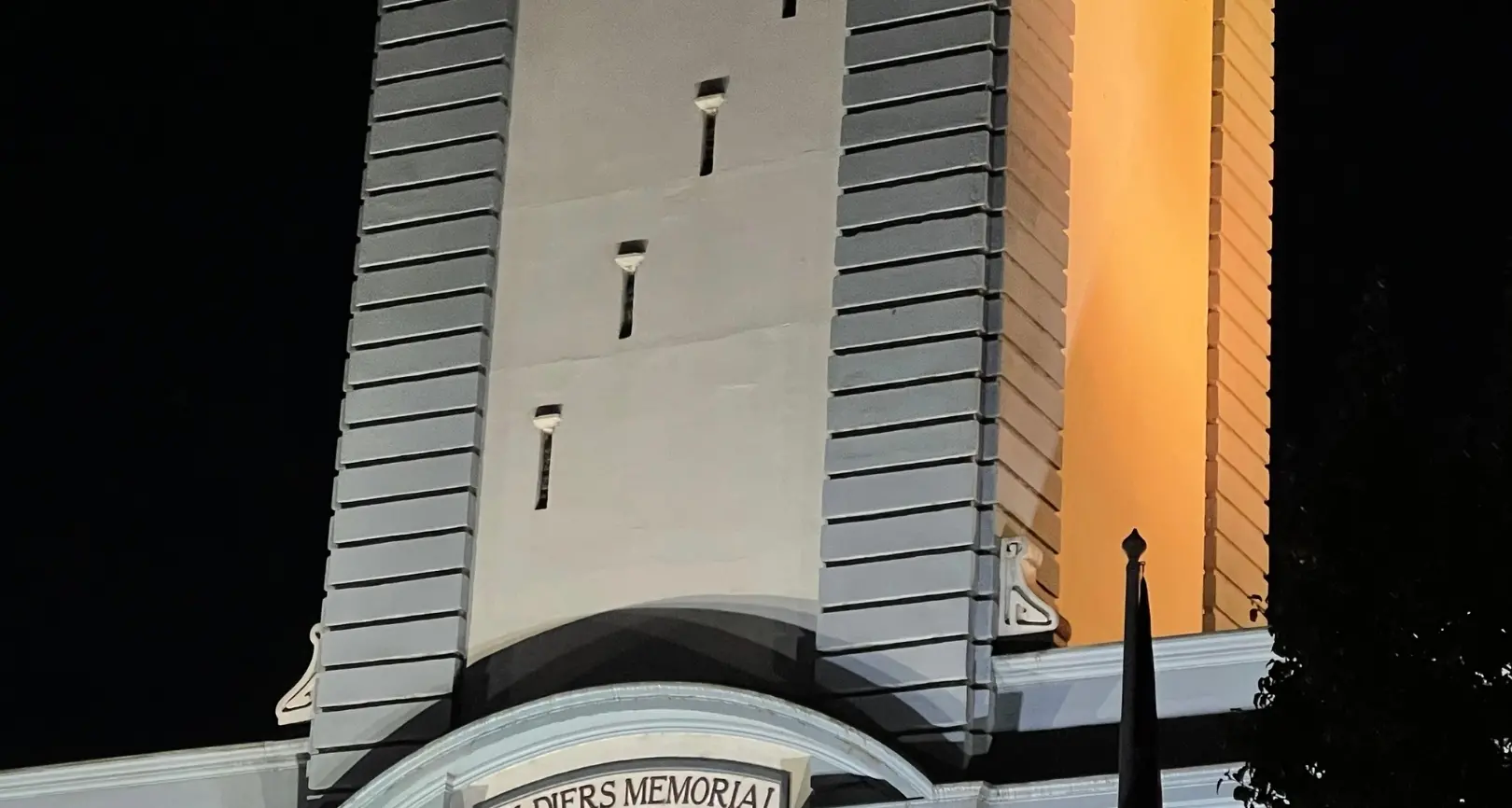 At dawn Young remembers — and the man behind the clock tower memorial