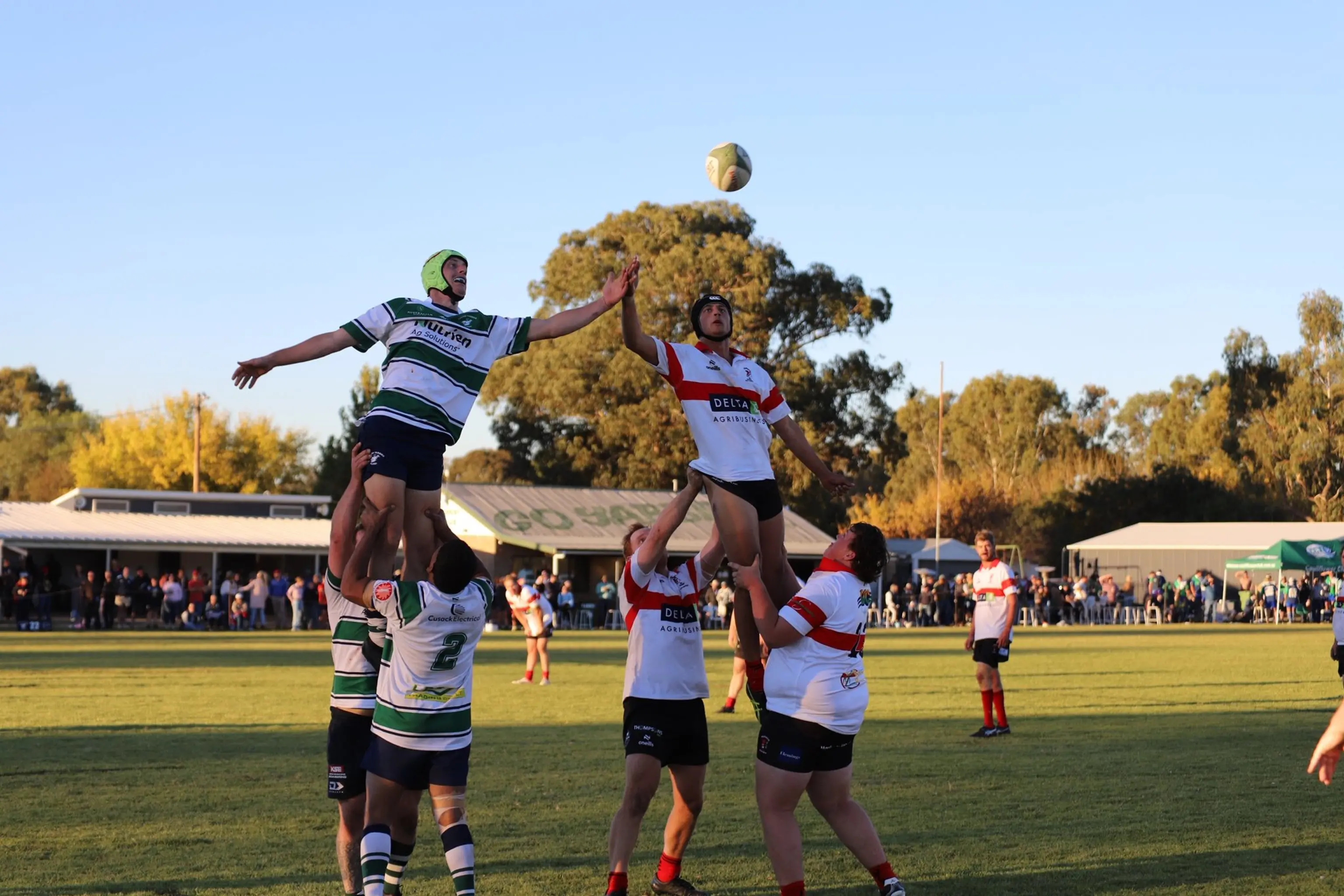 <p>The Young Yabbies took on a strong Harden outfit when they hosted the Cauliflower Club. PHOTO: Harden Red Devils Facebook.</p>\\n