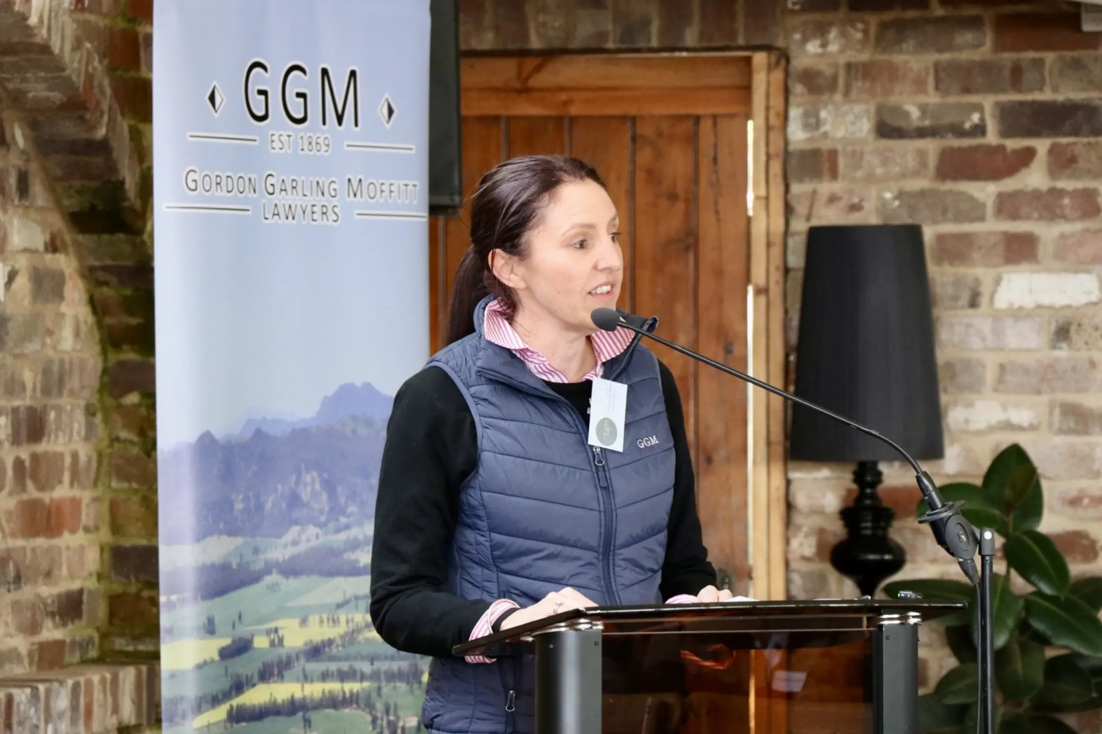 <p>Vanessa Gibson speaking at a \\'Sorting the Legal Stuff\\' | Wills, Farms, Family and the Future seminar held last year.</p>\\n