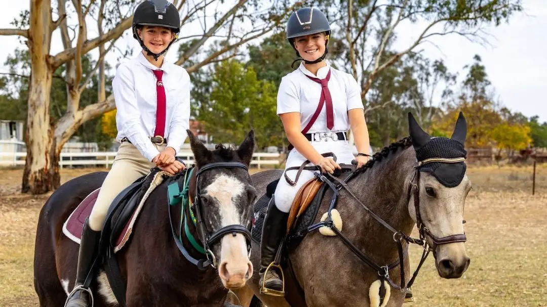 Young Pony Club riders pull out all the stops