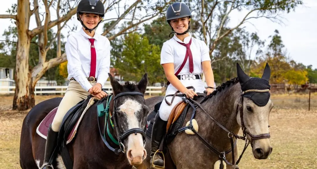 Young Pony Club riders pull out all the stops