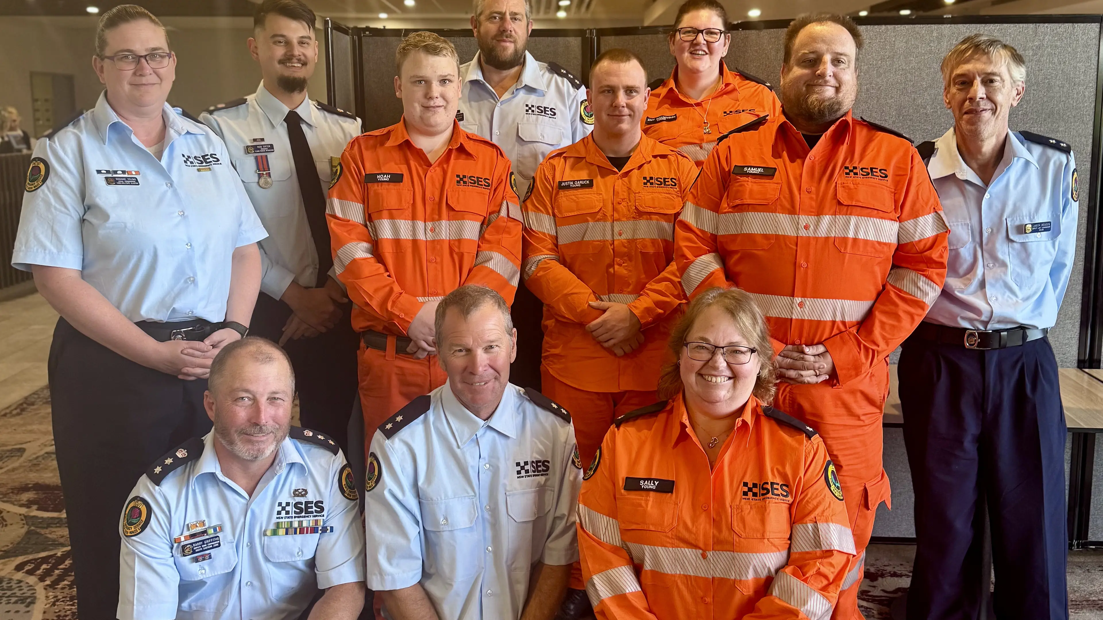 Young SES volunteers recognised for flood response and service