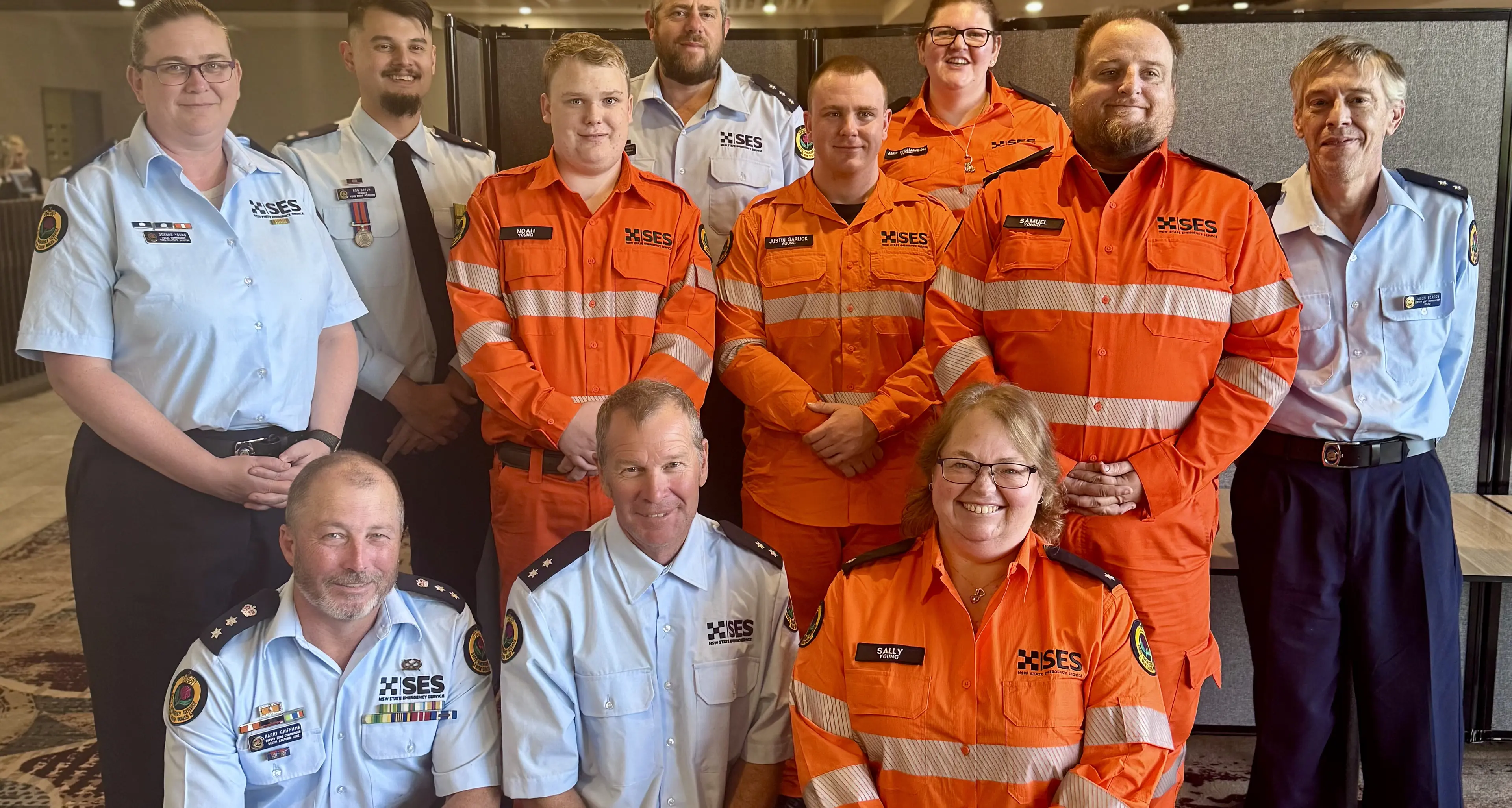 Young SES volunteers recognised for flood response and service