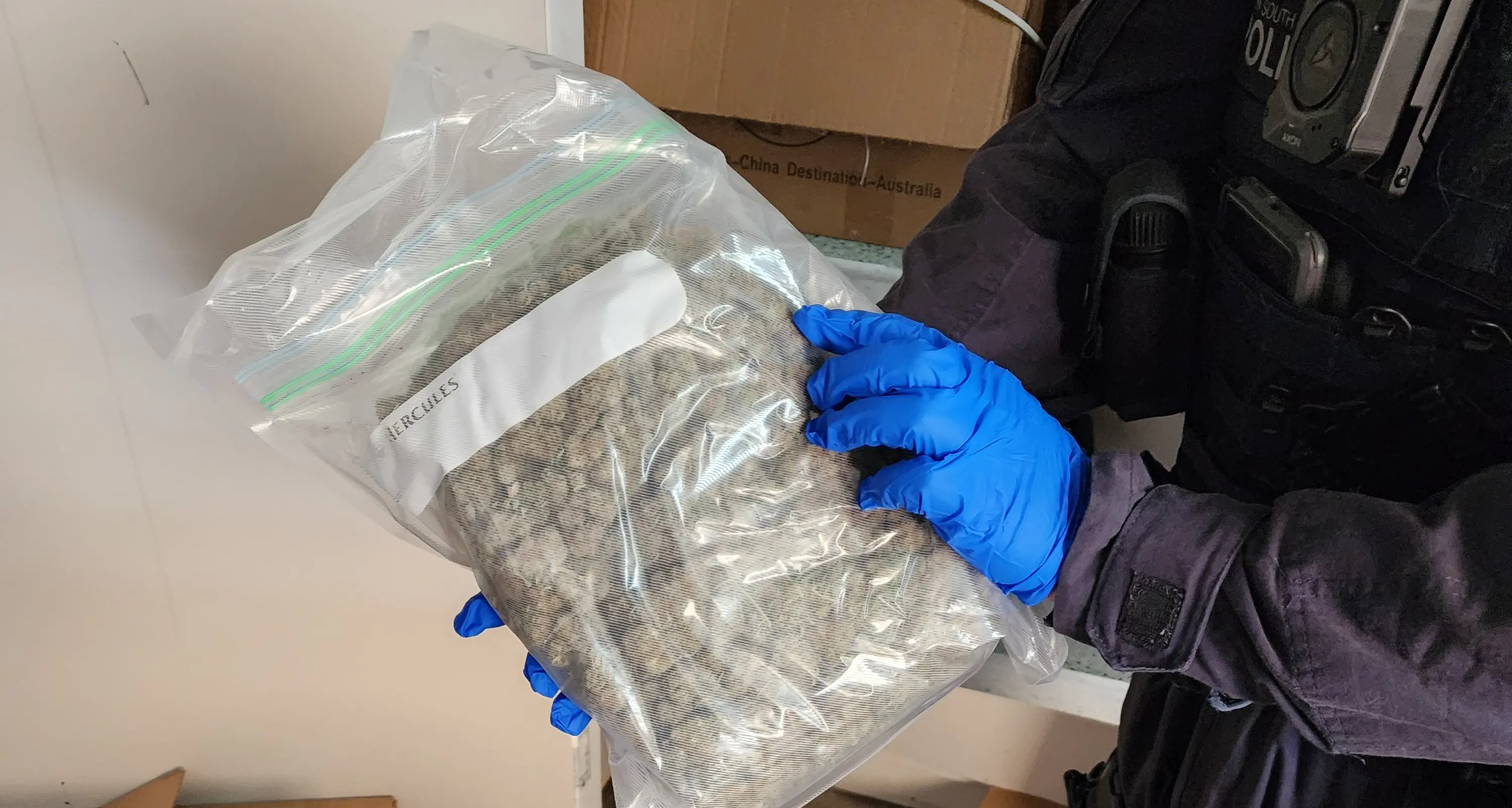 Drugs seized during two searches