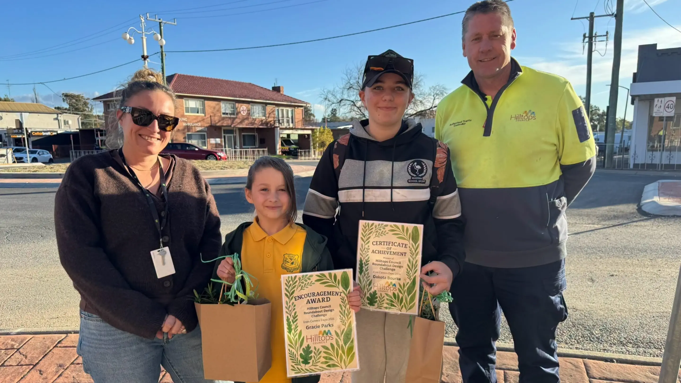 Winning student design to brighten Young roundabout