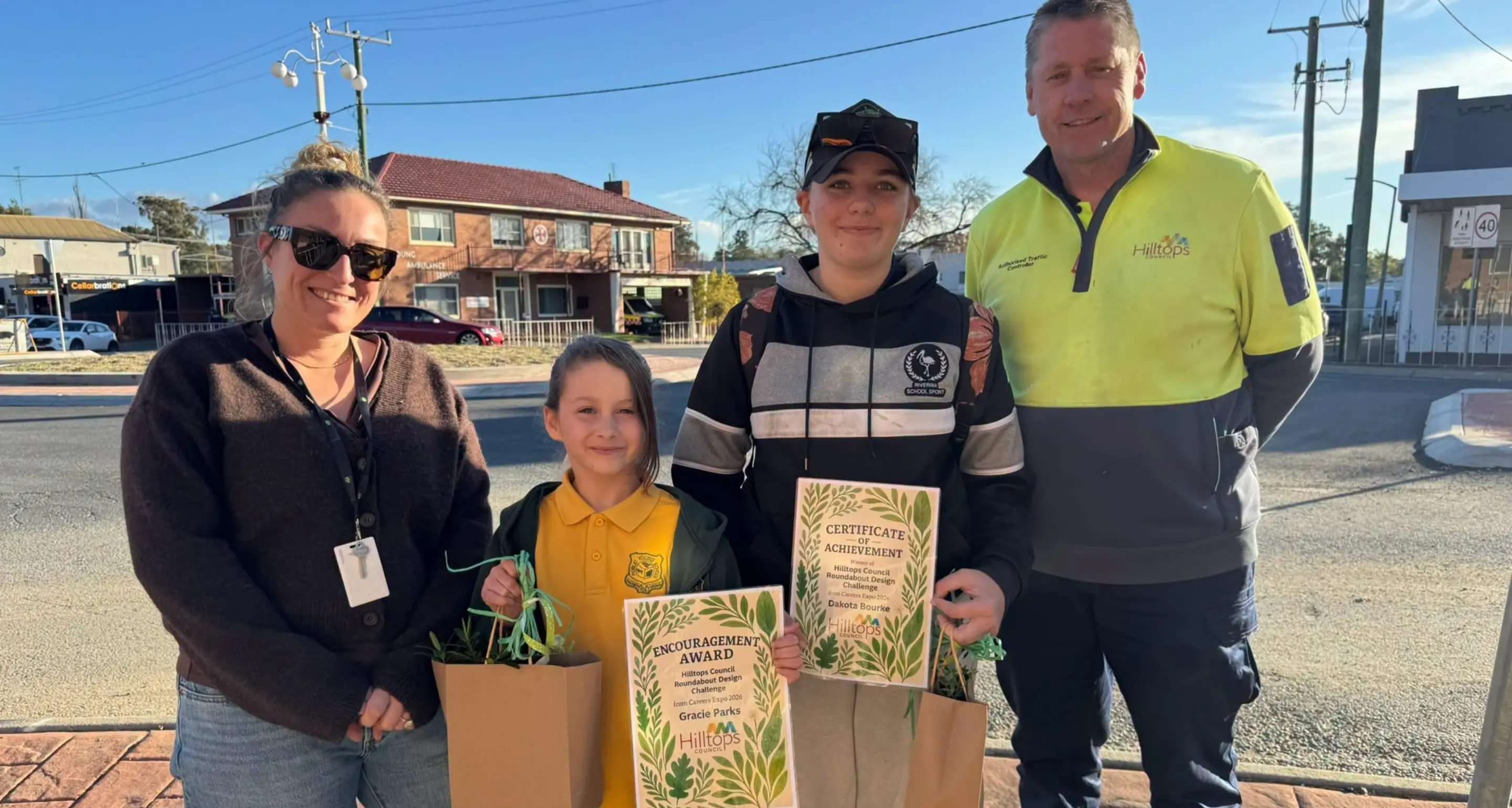 Winning student design to brighten Young roundabout