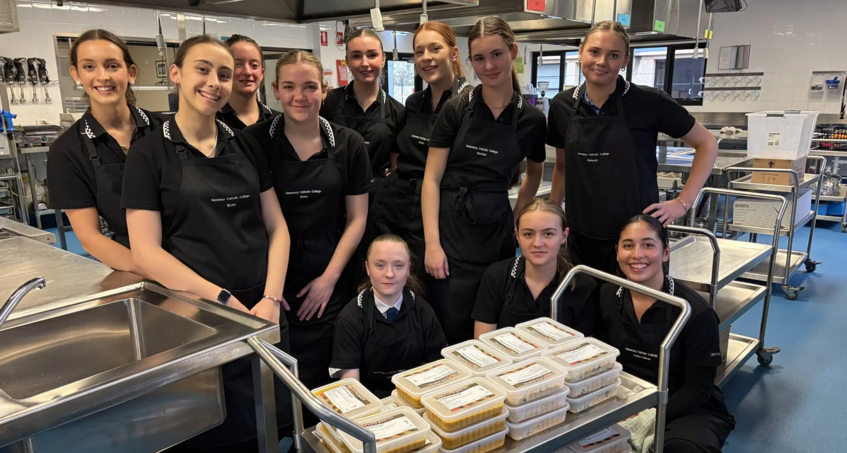 Students cook up community support through full plate pantry initiative