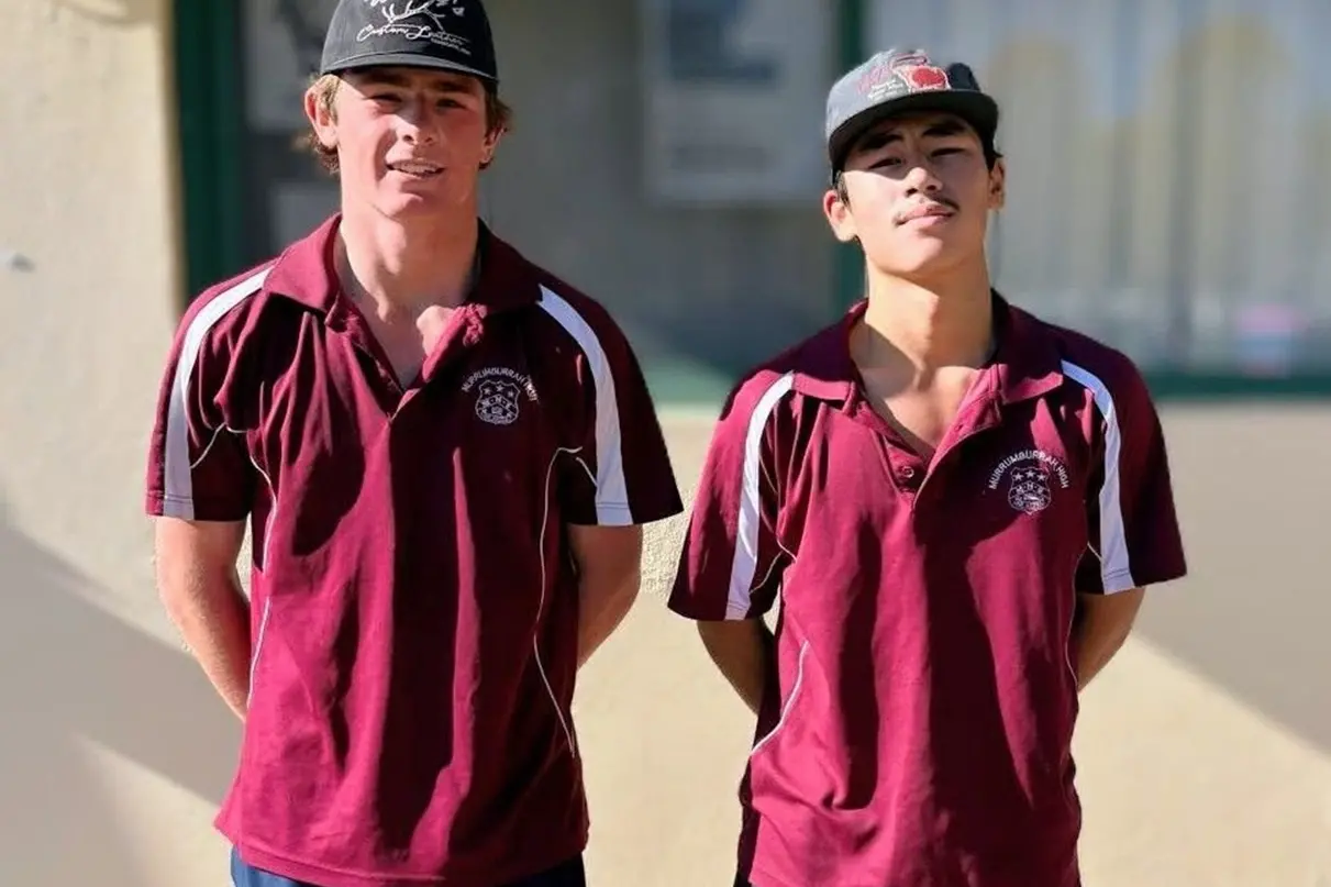 <p>Sam Manwaring and Landen Vasquez have qualified for the CHS State Cross Country Championships. PHOTOS: Murrumburrah High School Facebook</p>\\n