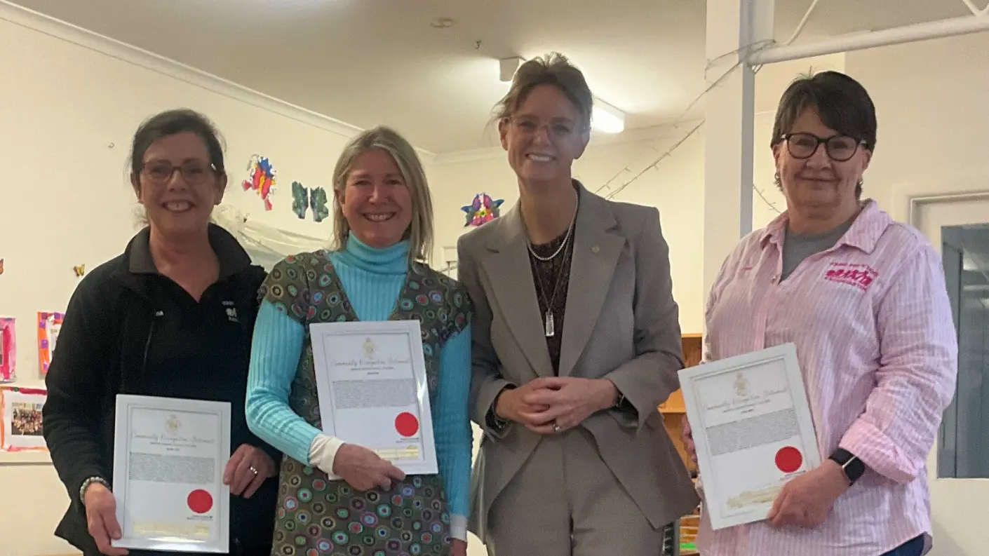 Preschool educators celebrated for combined 82 years of care and education
