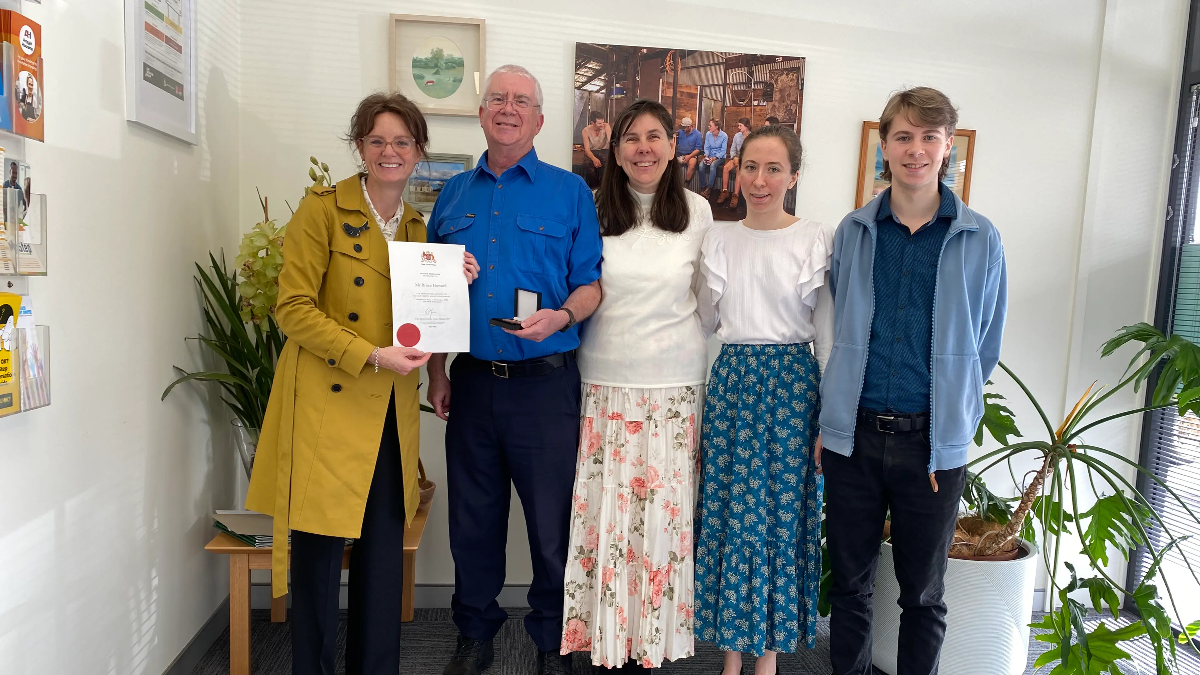 Decades of service recognised