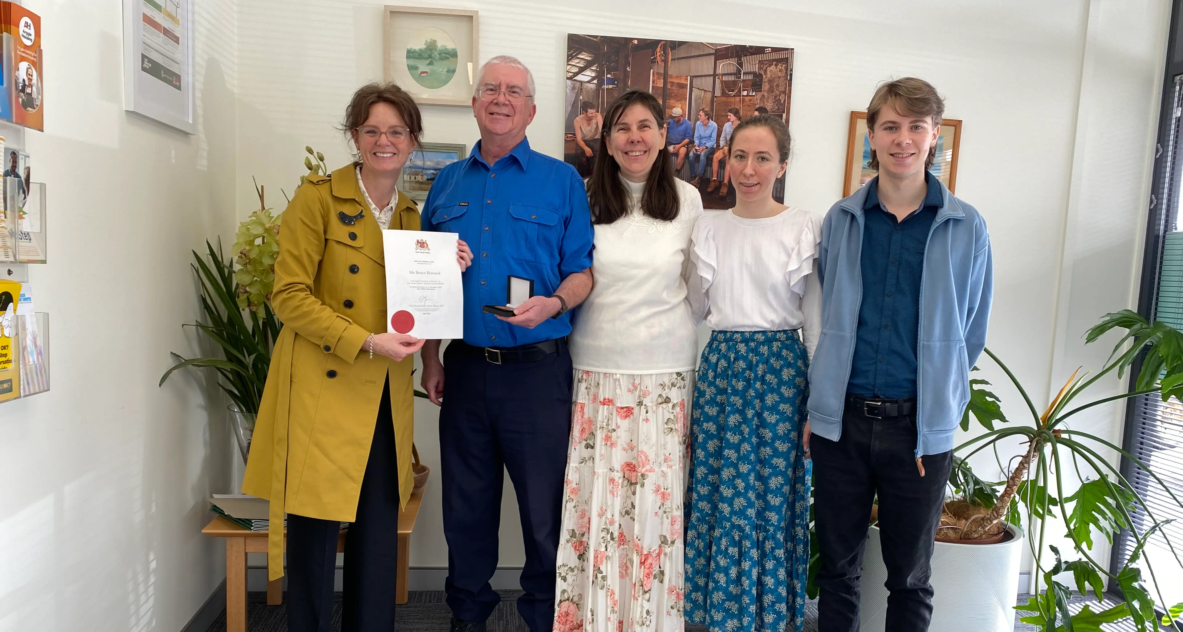 Decades of service recognised