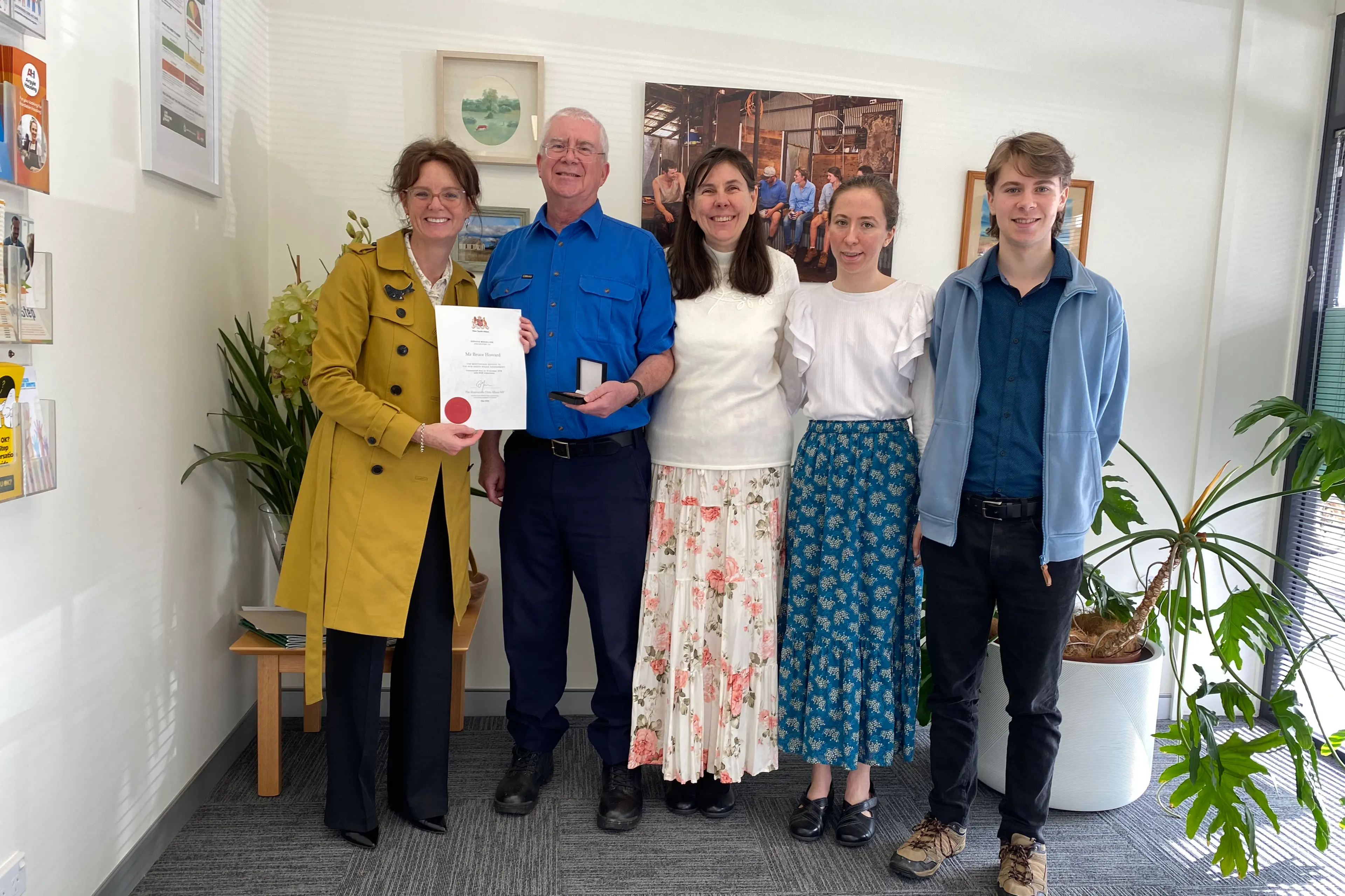 Decades of service recognised