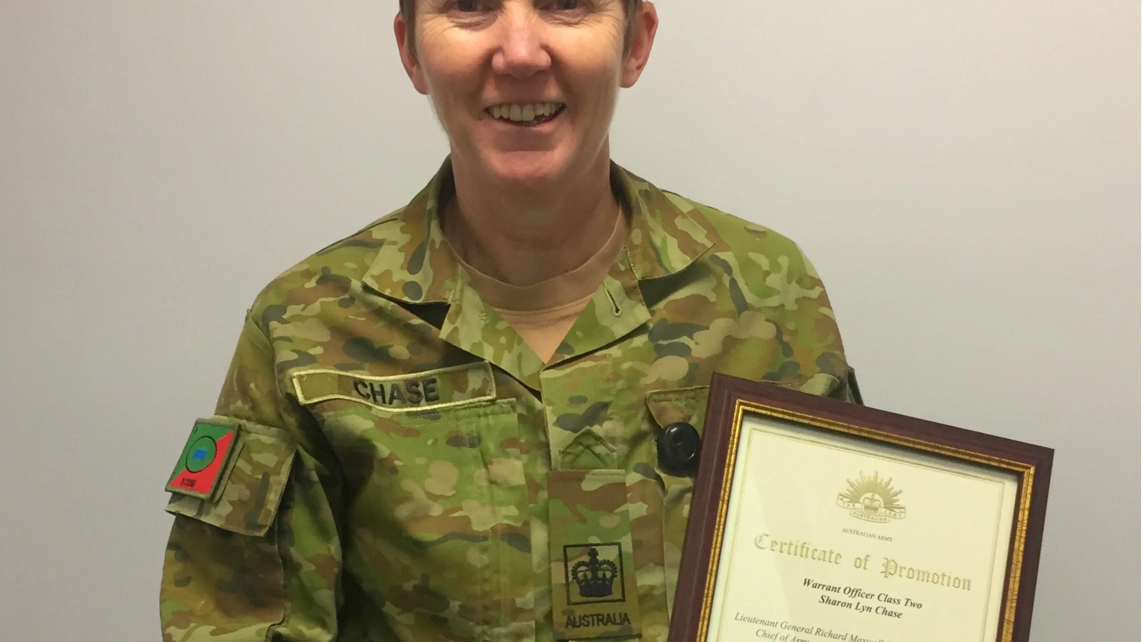 After 38 years in uniform, Sharon Chase comes home to Young