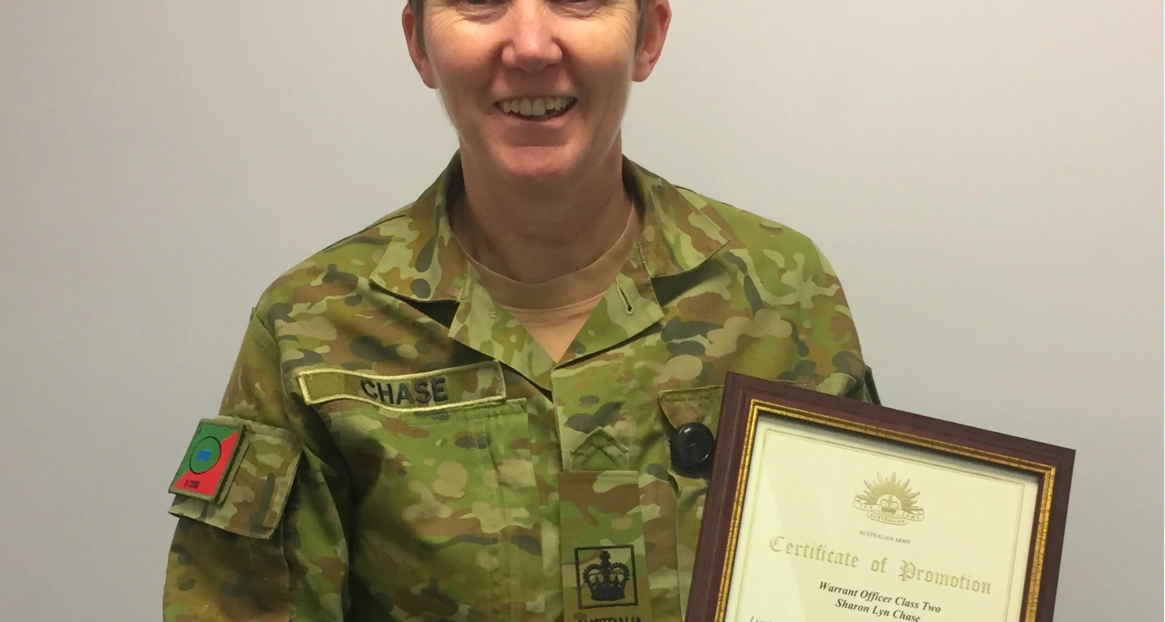 After 38 years in uniform, Sharon Chase comes home to Young