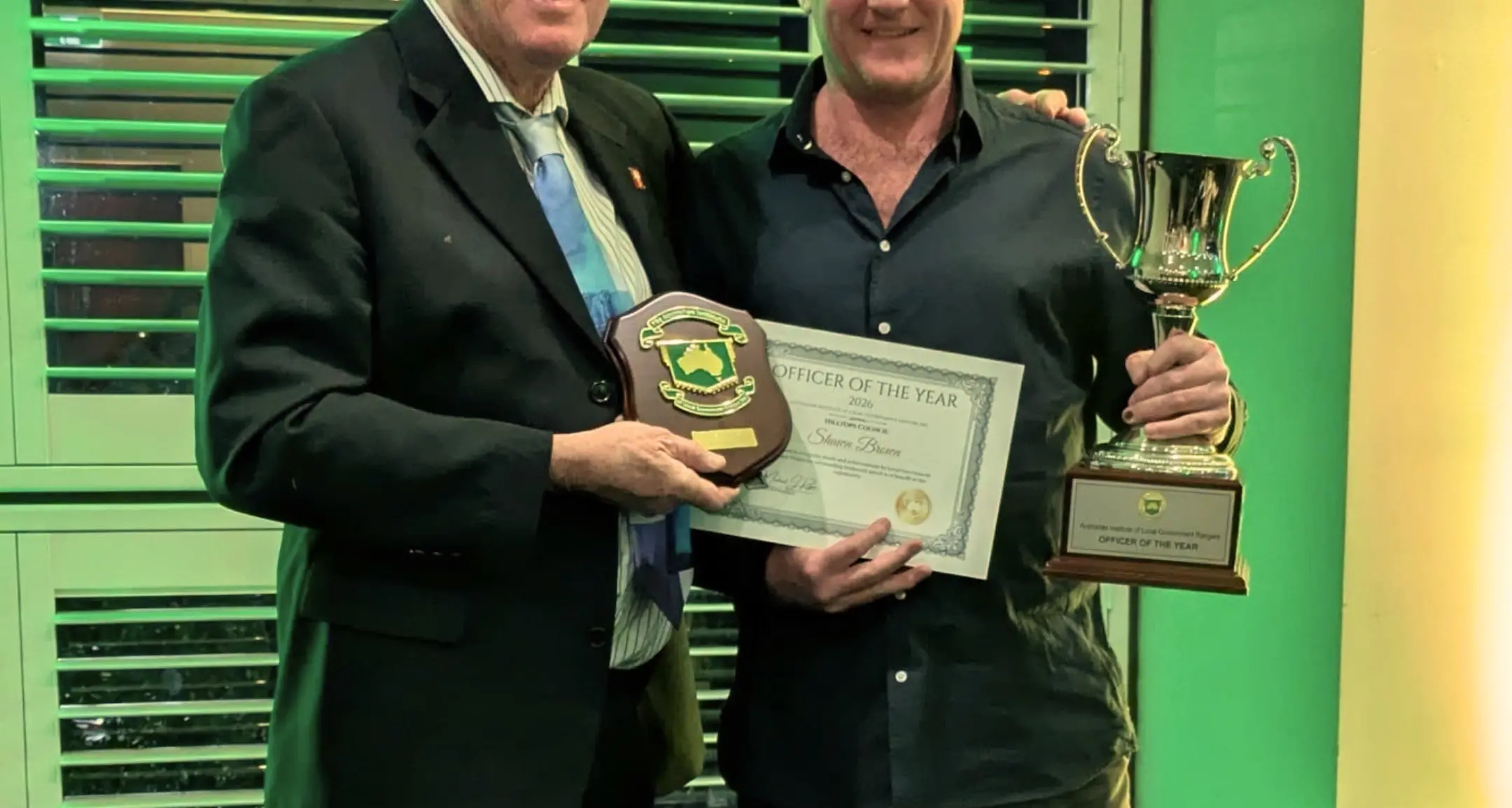 Ranger of the Year honour for Shawn Brown