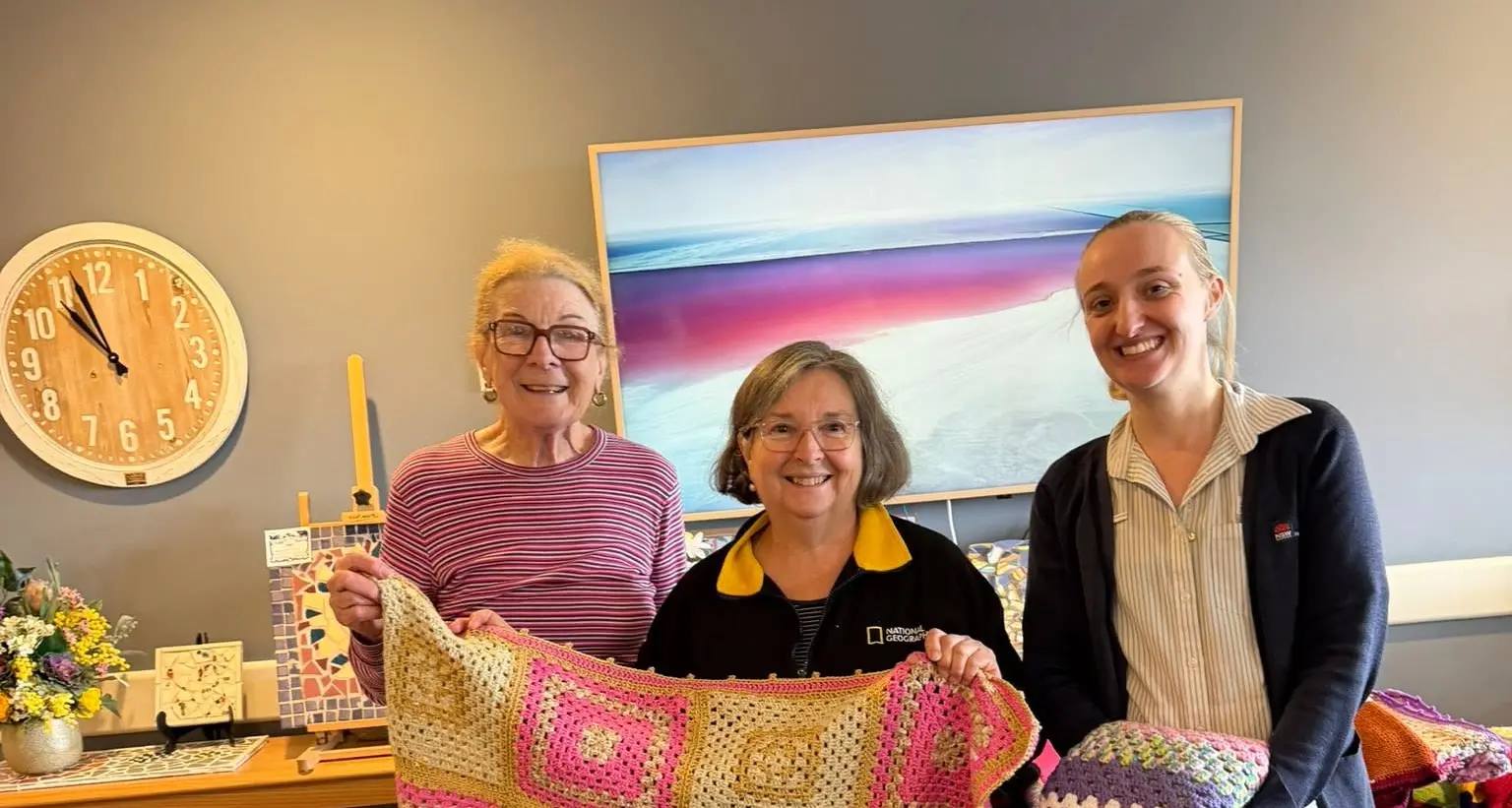 Rotary's Operation Cover-Up brings warmth to Harden Grange
