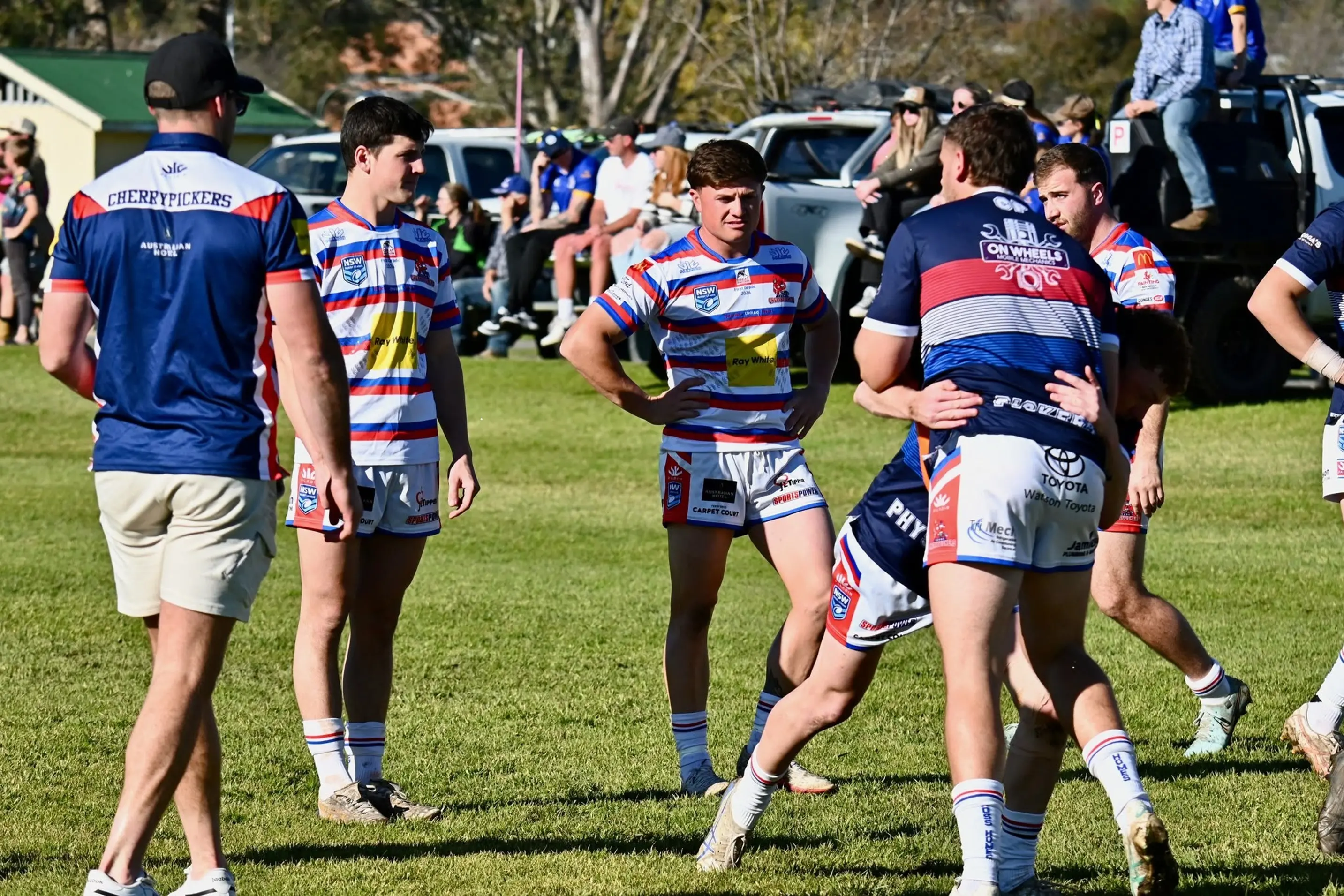 <p>The Young Cherrypickers have faced some tough competition and poor weather conditions when they travelled to take on Cootamundra. PHOTO: Young Cherrypickers Facebook</p>\\n