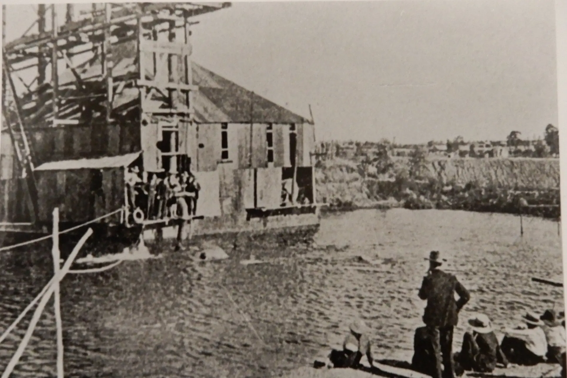 <p>The 70 ton dredge, measuring 40ft x 45 ft was launched on 22 September 1900. It carried 100 tons of machinery and processed 120 yards of dirt per hour. PHOTO: Supplied</p>\\n