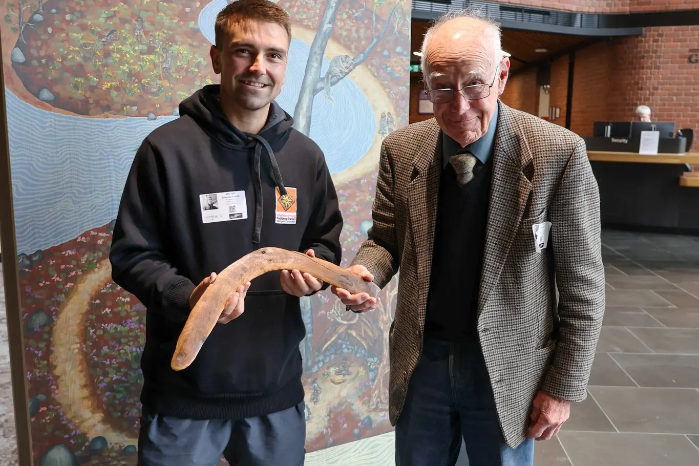 <p>Billy-Jay O\\'Toole from the Waddawurrung Traditional Owners Aboriginal Corporation and Rob Nash. PHOTO: Supplied</p>\\n
