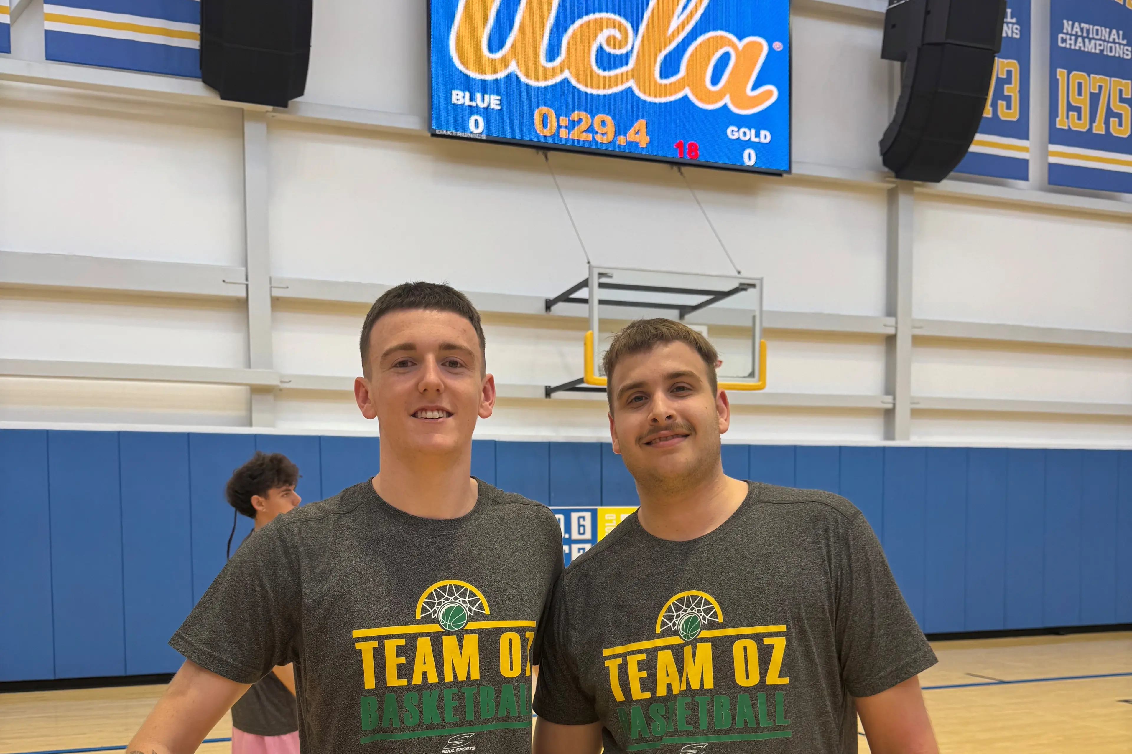 <p>Callum and Kaelan together as part of a Team Oz trip. PHOTO: Supplied</p>\\n
