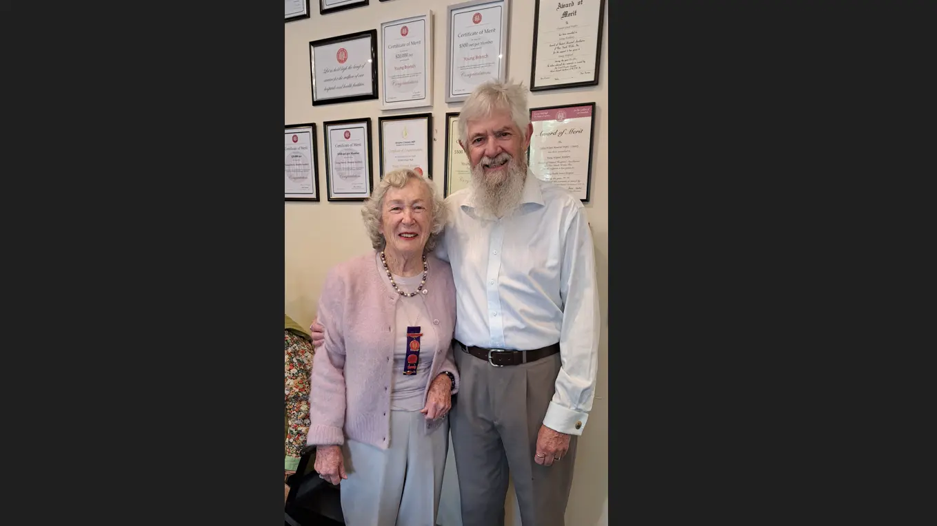 Hospital Auxiliary accepts $10,000 donation