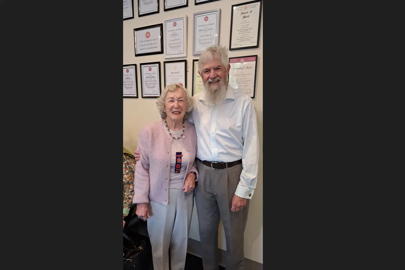 <p>President Janice Ward receiving a donation of $10,000 from Kevin Stemm from the Cherry Capital Collectors Club. PHOTO: Supplied</p>\\n