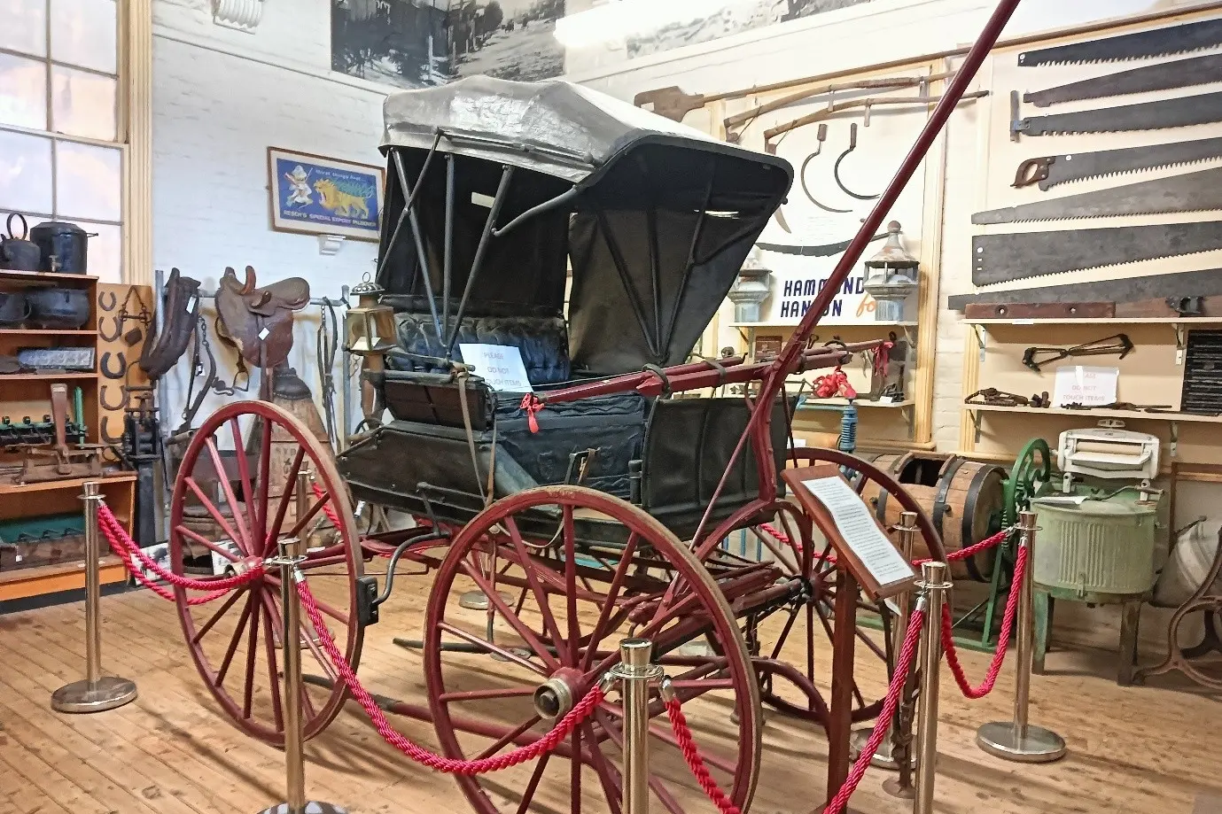 <p>79326.0The buggy is now stationed at the Young Historical Museum on Campbell Street. PHOTO: Supplied</p>\\n