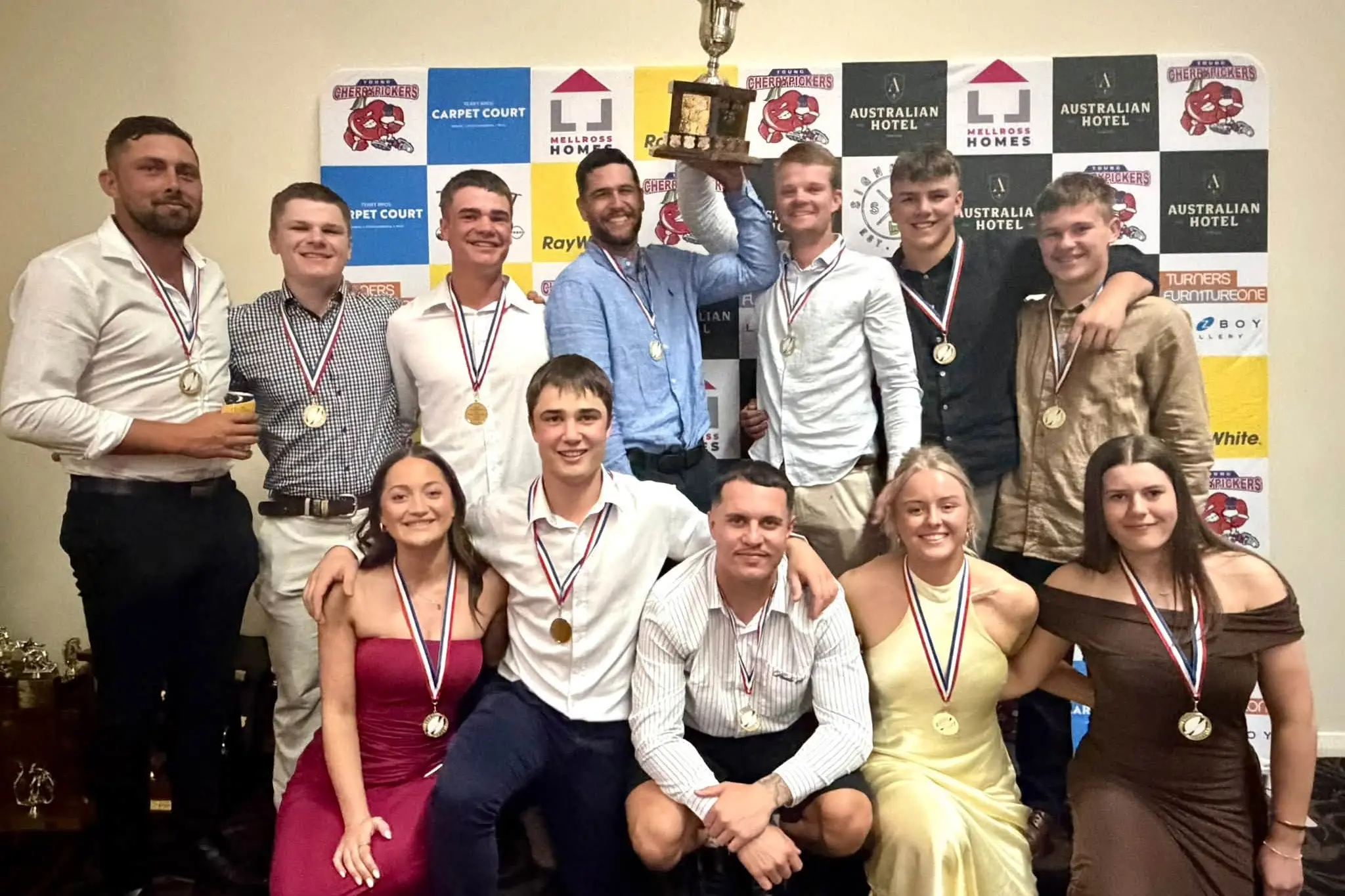 <p>The Young Cherrypickers team of the year. ABSENT: Ed Wood PHOTO: Young Cherrypickers RLFC </p>\\n
