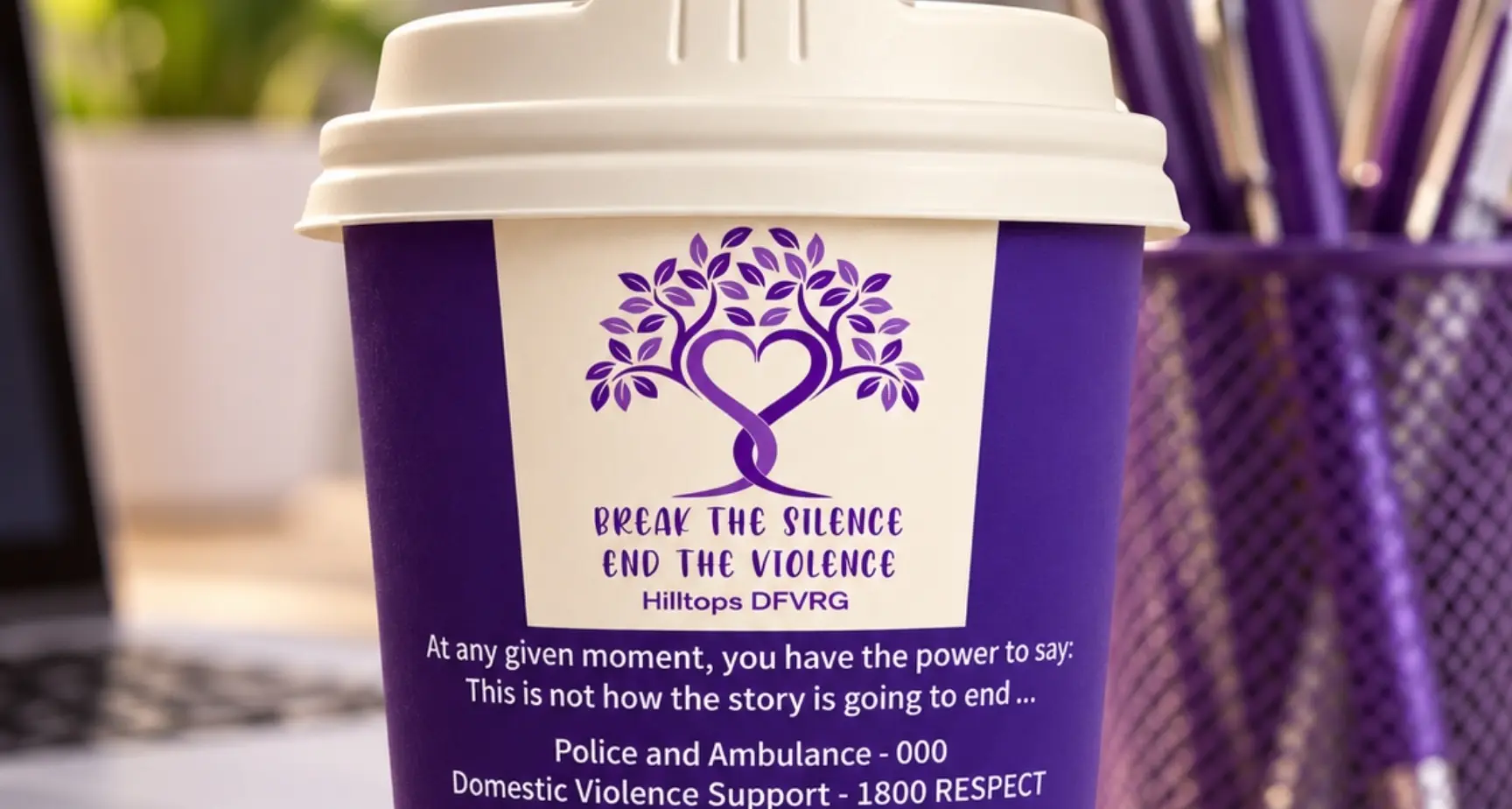 Hilltops to turn purple for domestic violence awareness