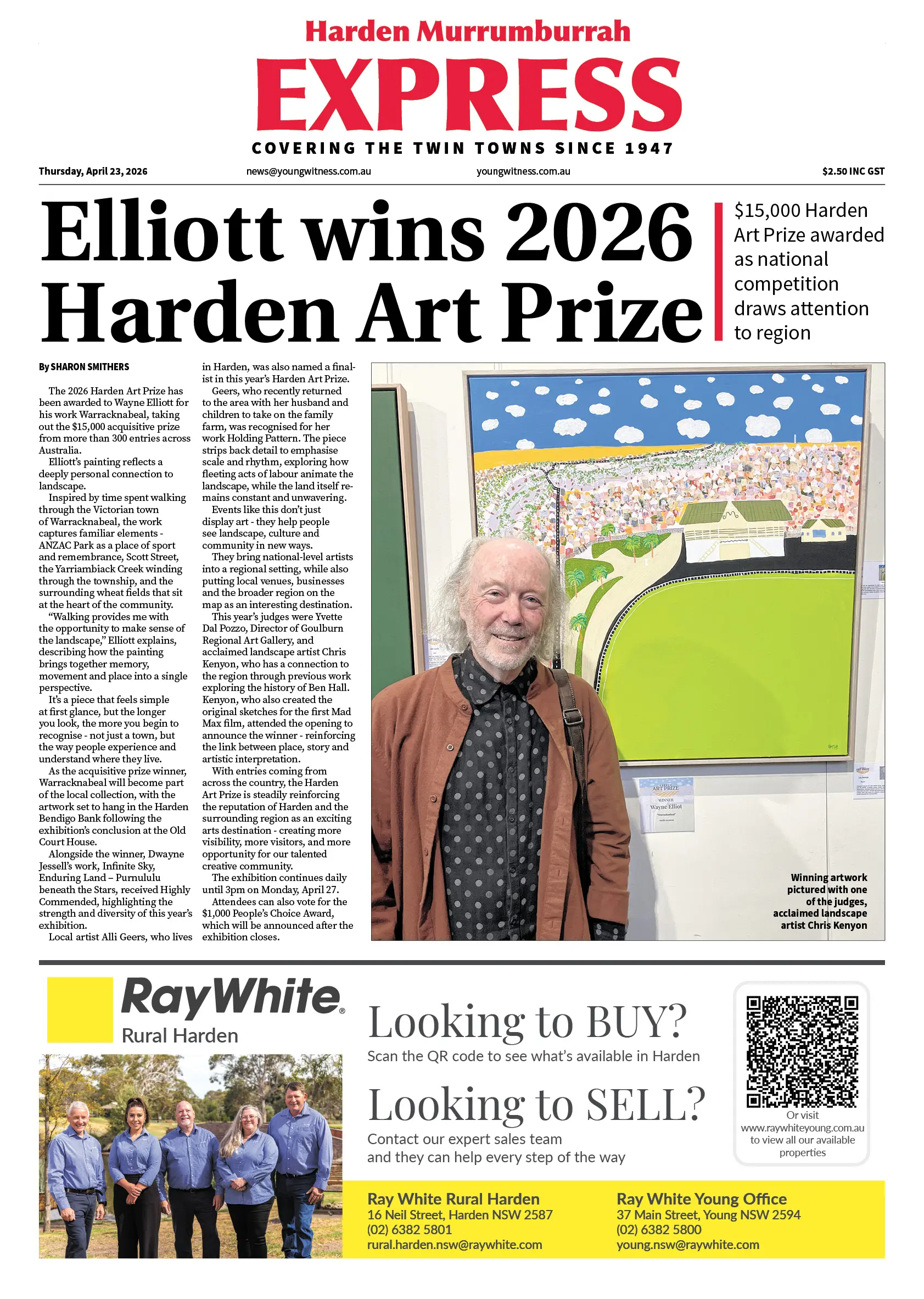 Harden Murrumburrah Express, Thursday, April 23, 2026