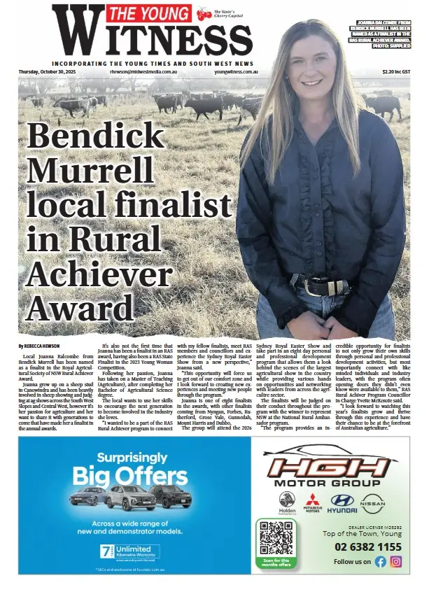 Young Witness, Thursday, October 30, 2025