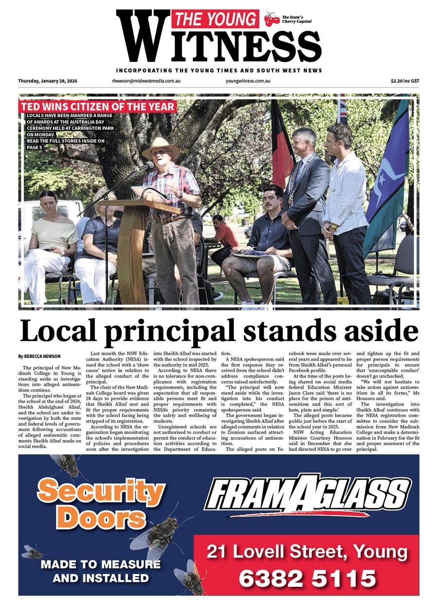 Young Witness, Thursday, January 29, 2026