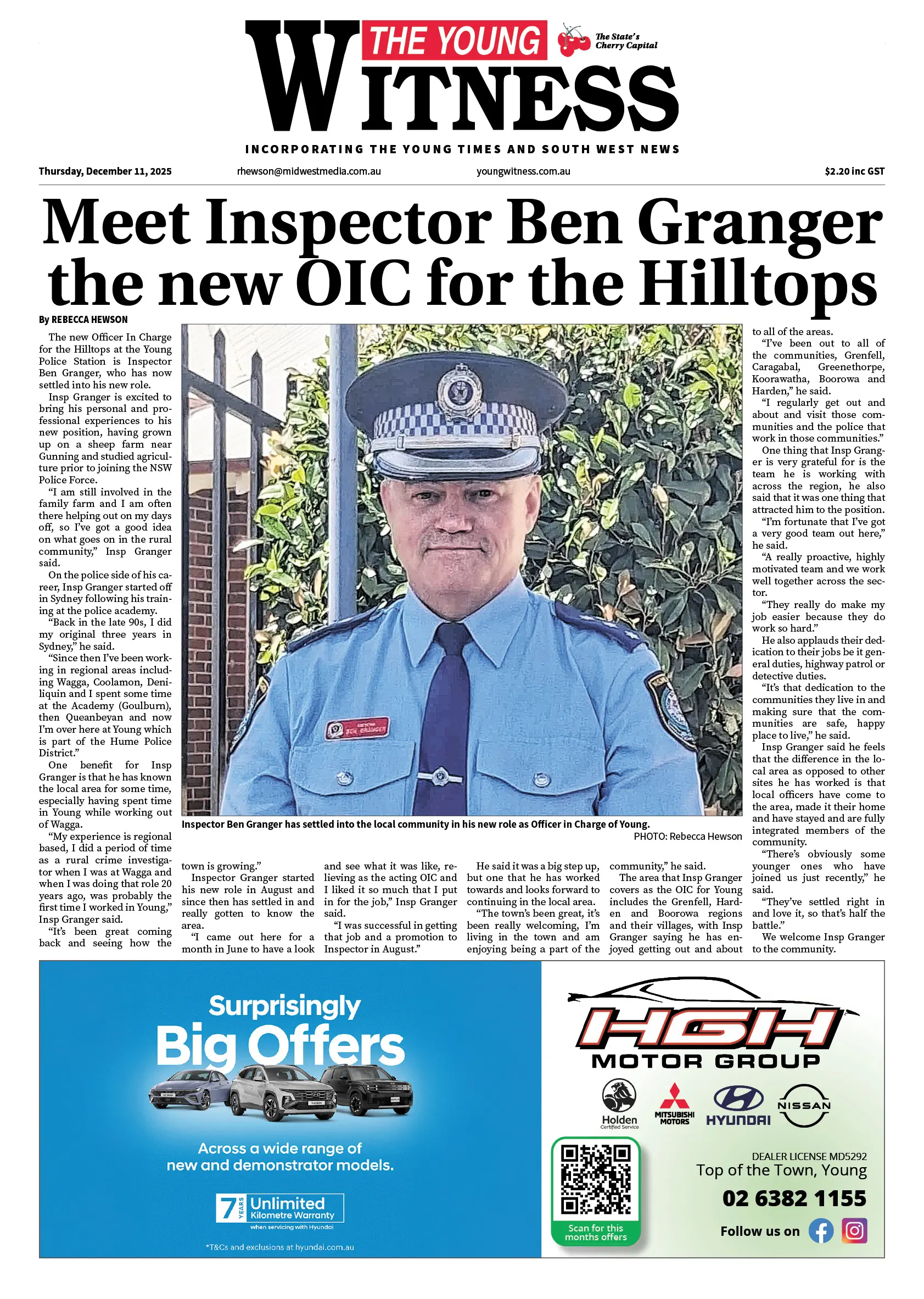 The Young Witness, Thursday, December 11, 2025