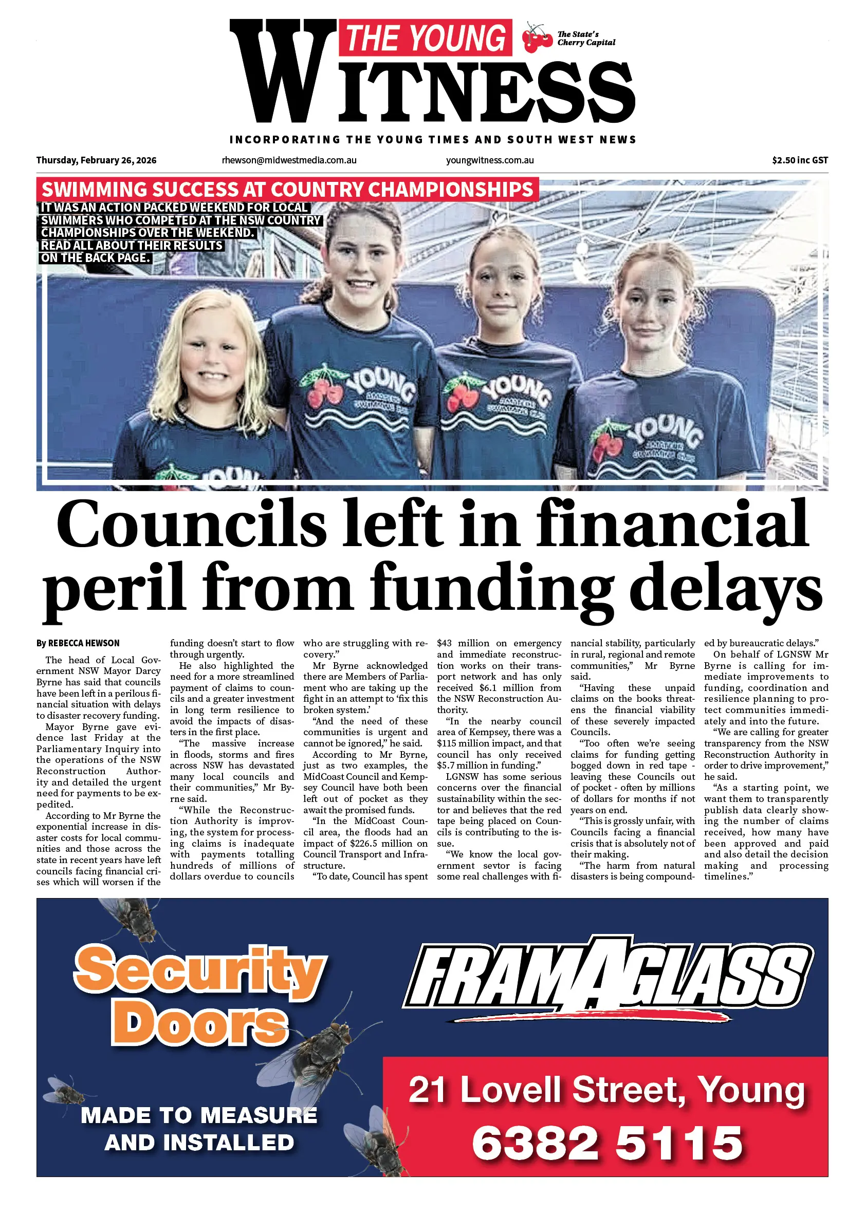 Young Witness, Thursday, February 26, 2026