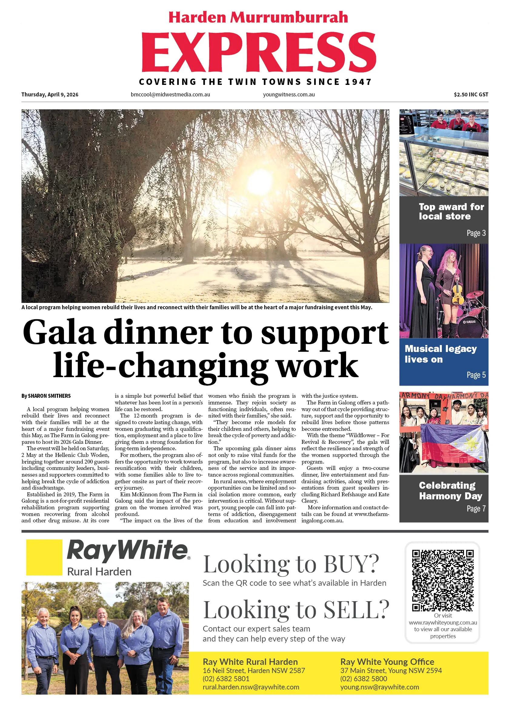 Harden Murrumburrah Express, Thursday, April 9, 2026